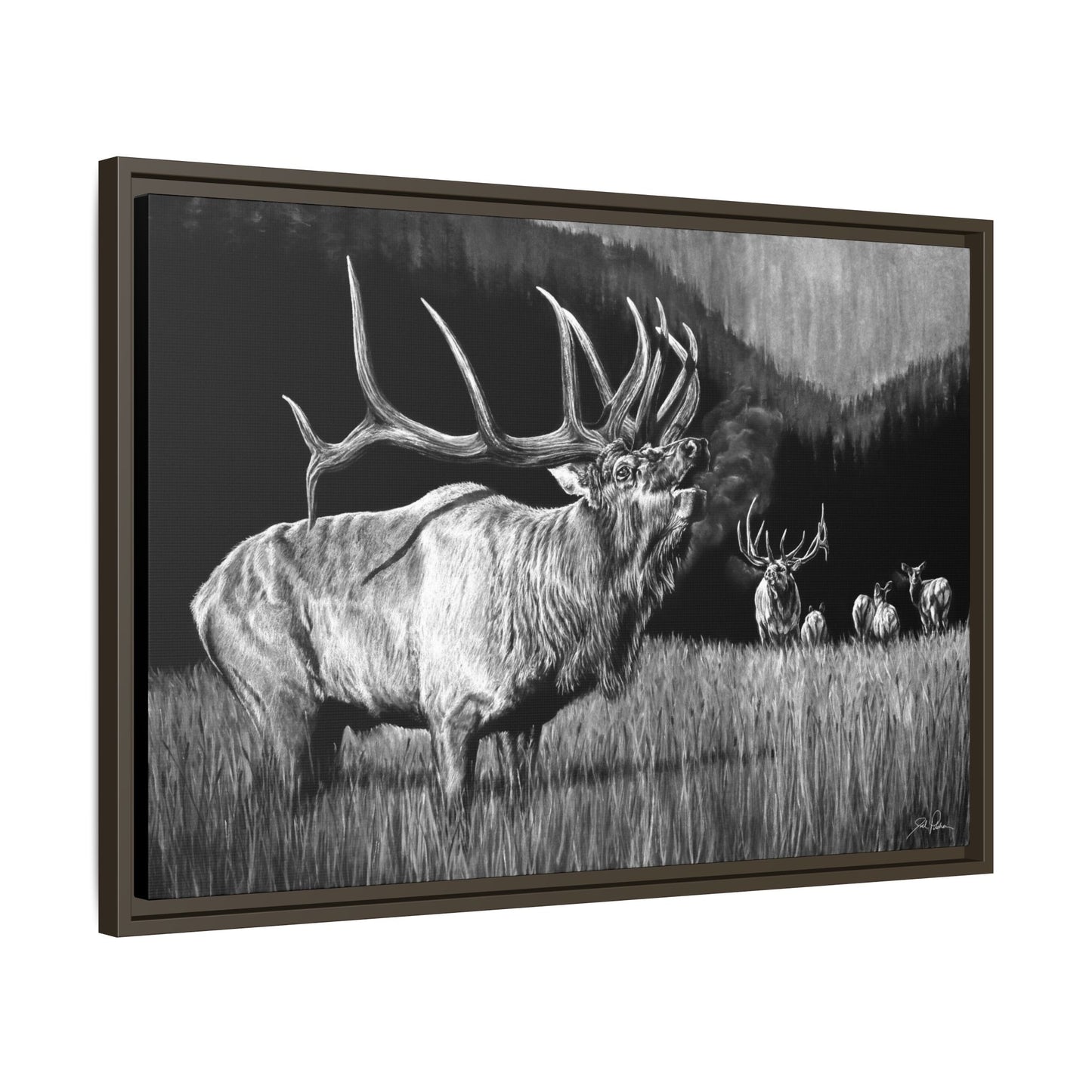"The Contender" Framed Canvas