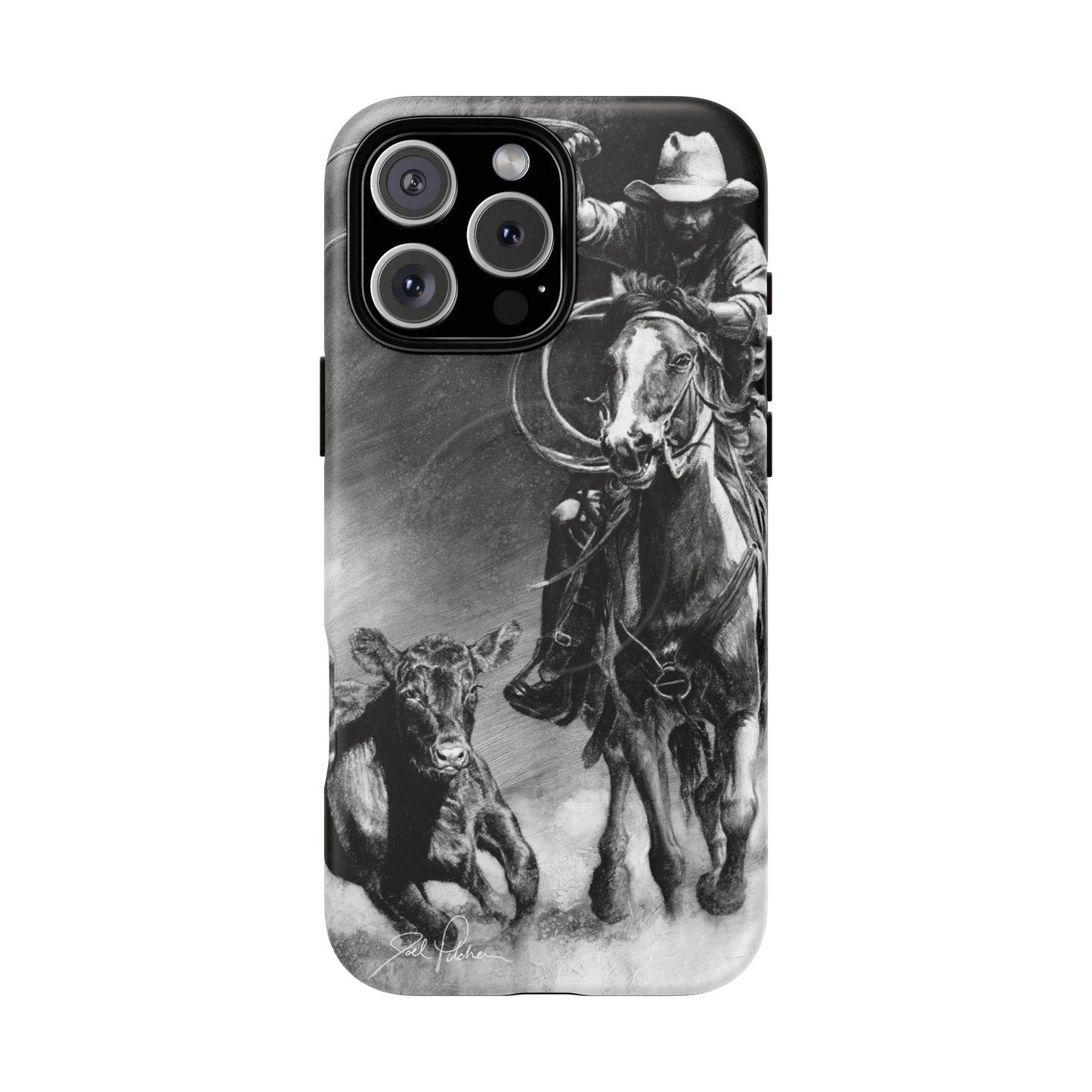 "Calf Roping" Magnetic Tough Case