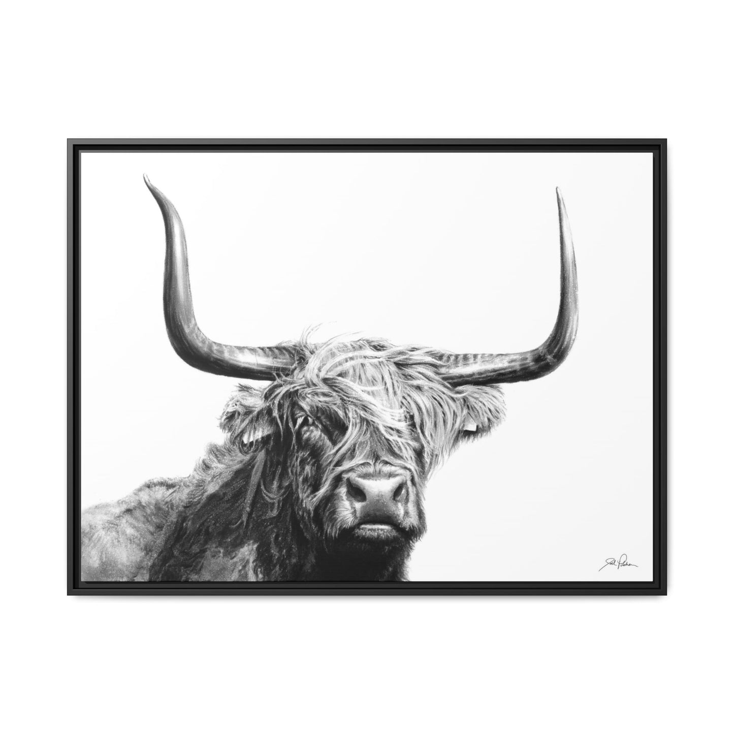 "Highlander" Framed Canvas