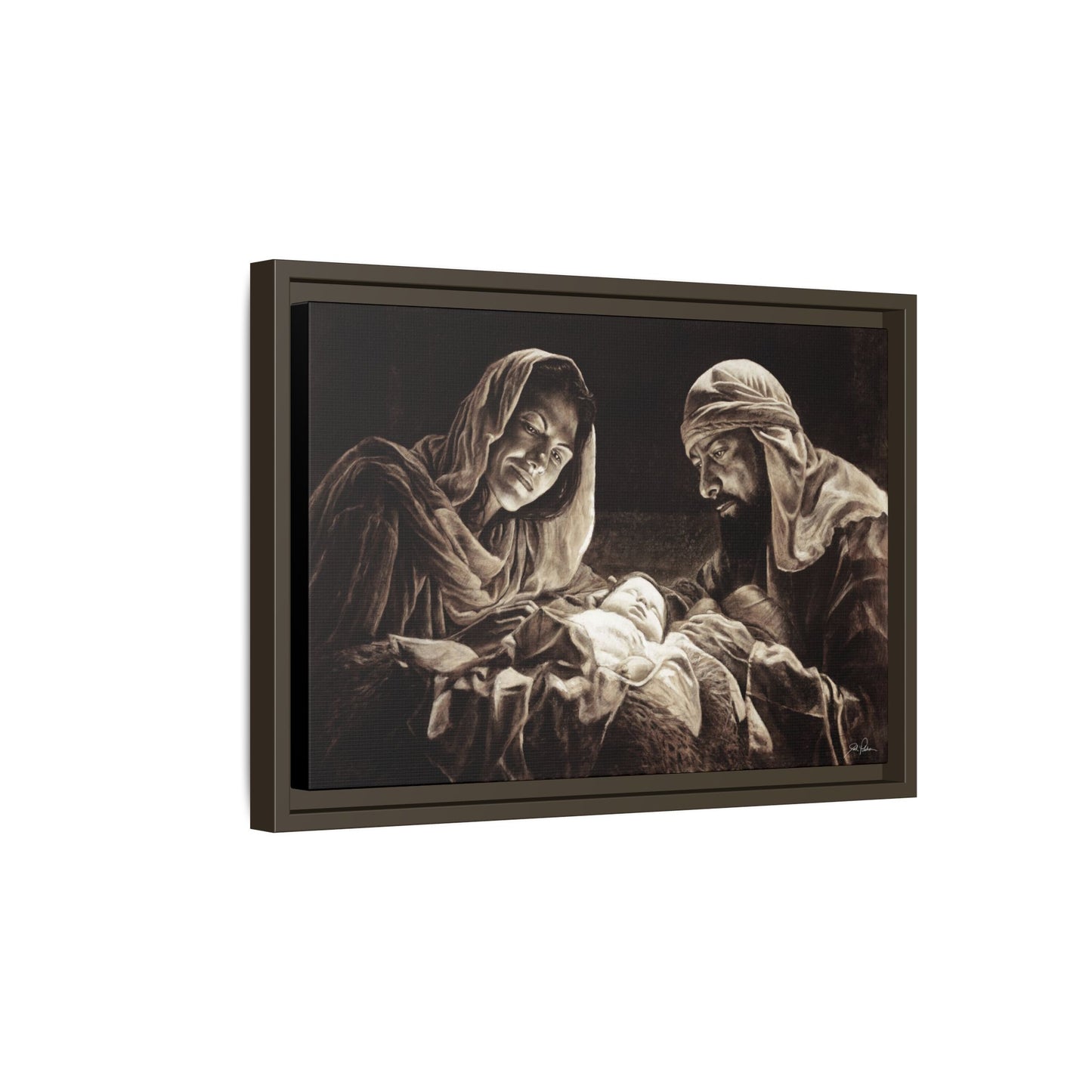 "Light of the World" Framed Canvas