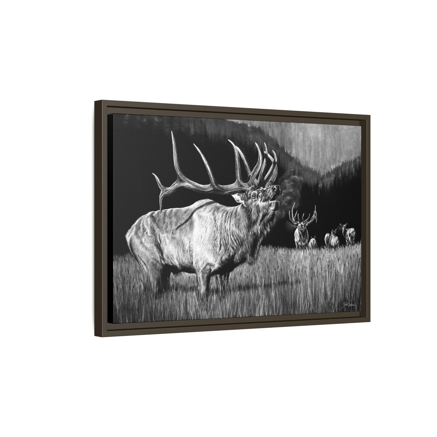 "The Contender" Framed Canvas