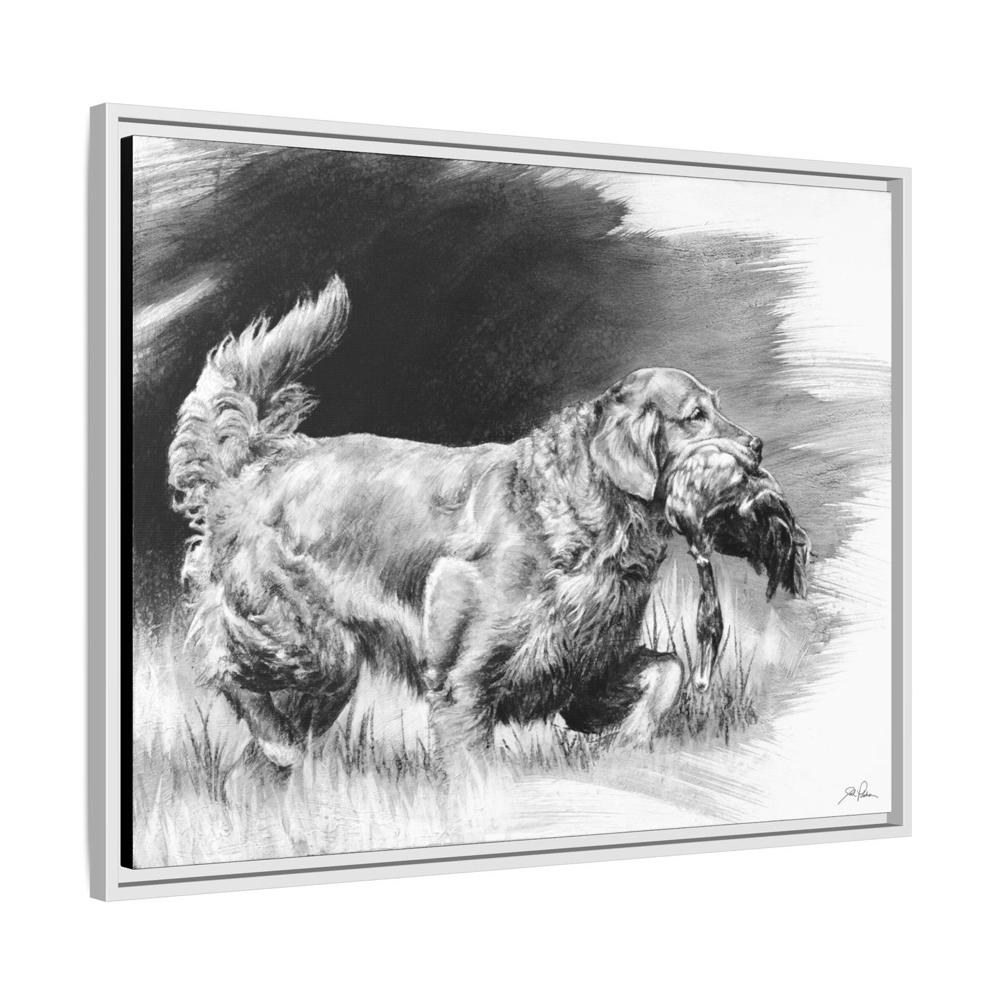 "Good Dog" Framed Canvas