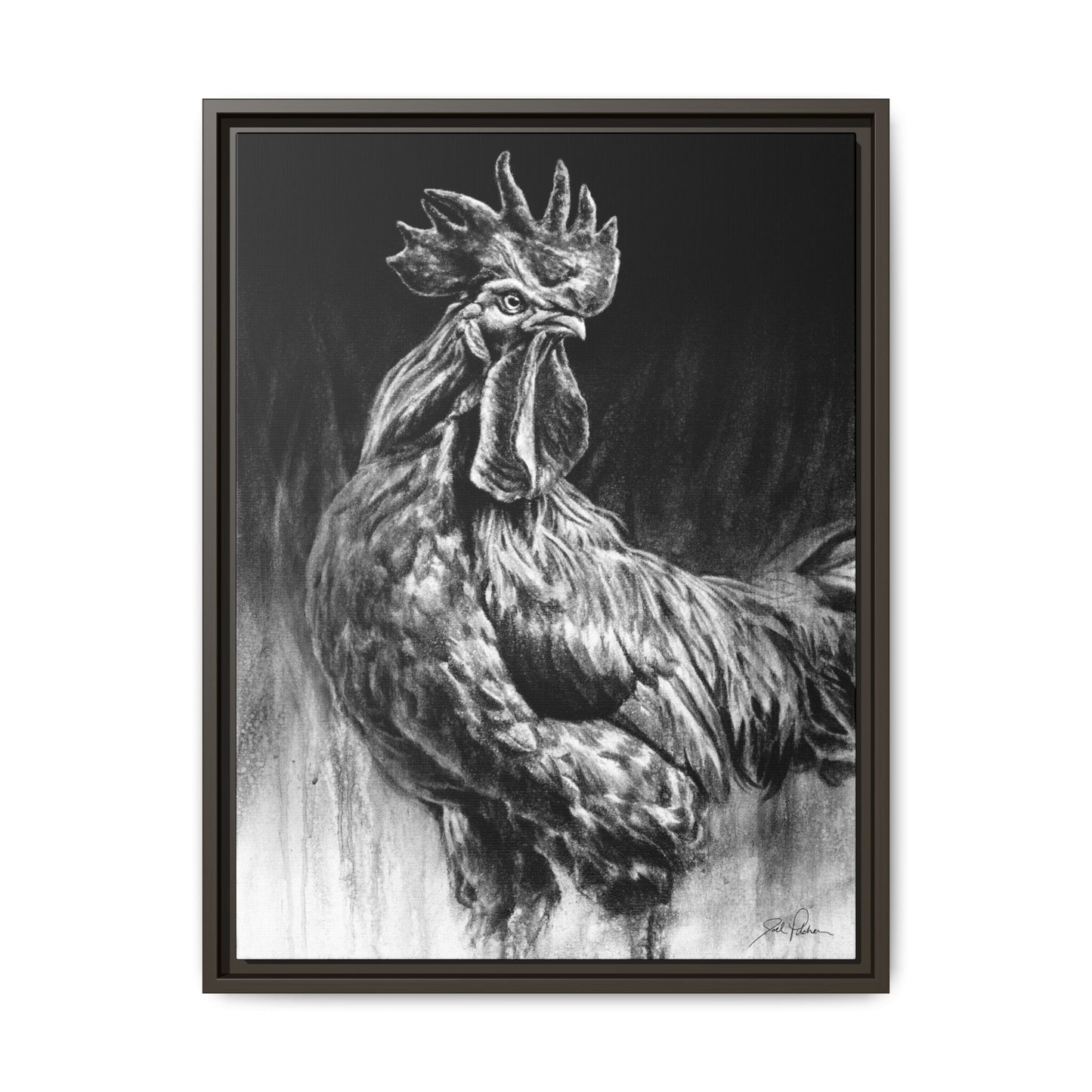 "Yard Boss" Framed Canvas