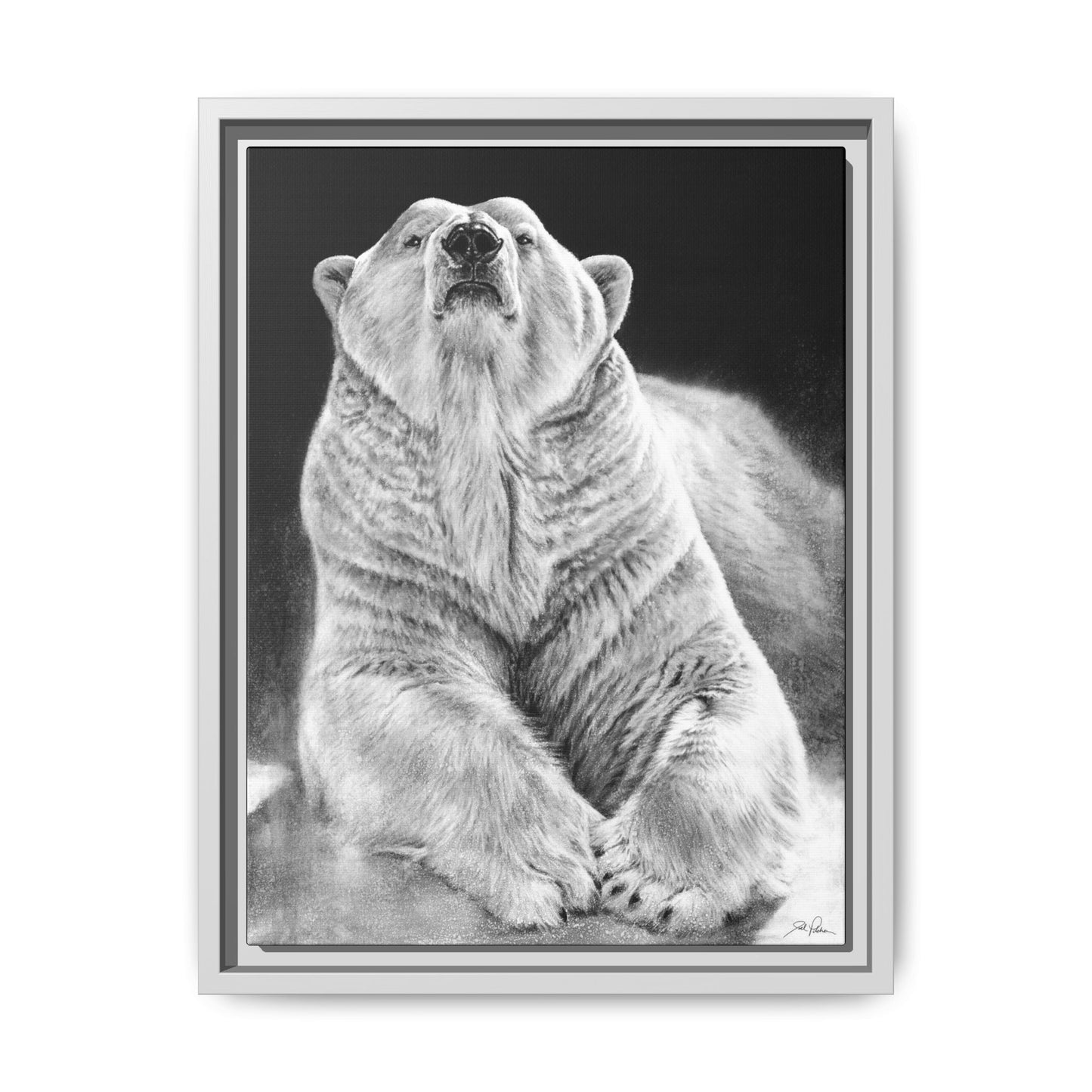 "Defiant" Framed Canvas