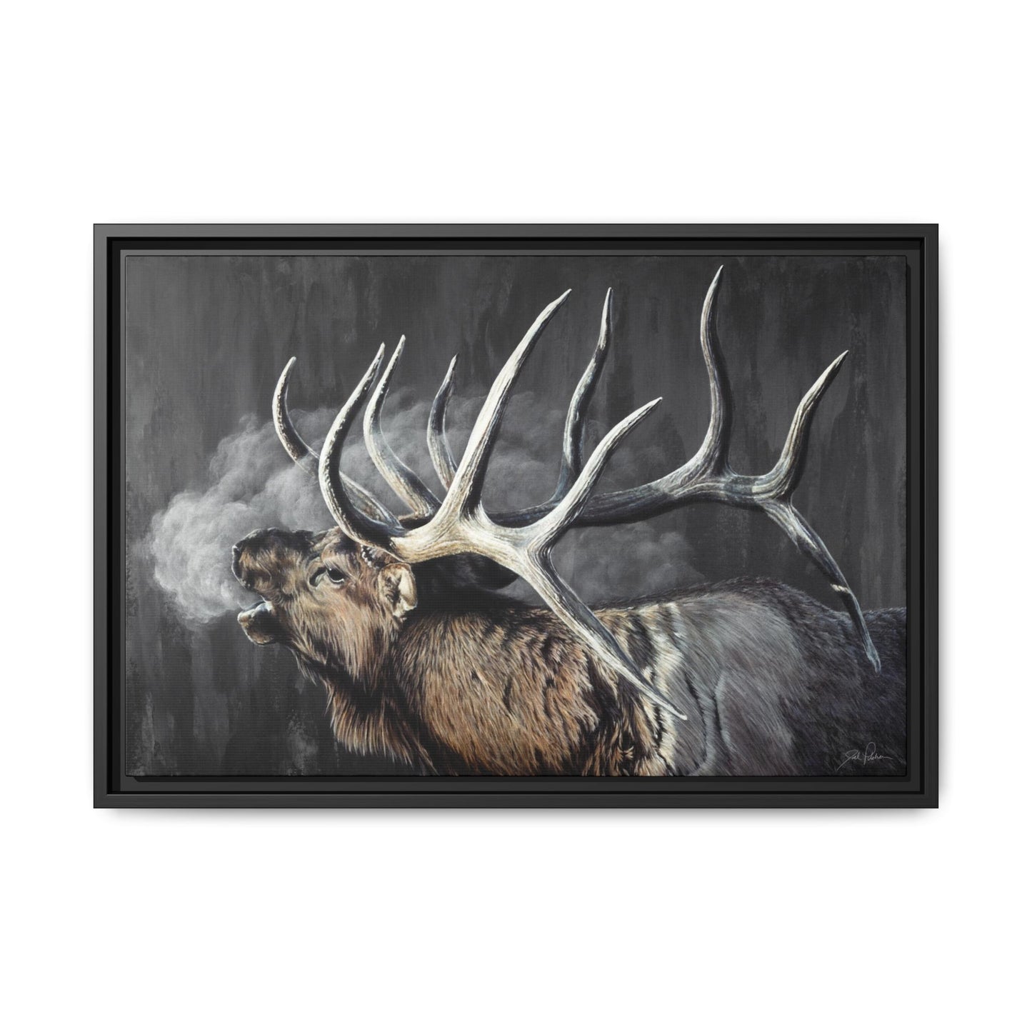 "Last Call" Framed Canvas