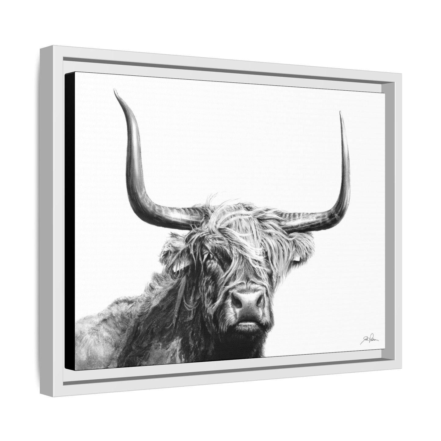"Highlander" Framed Canvas