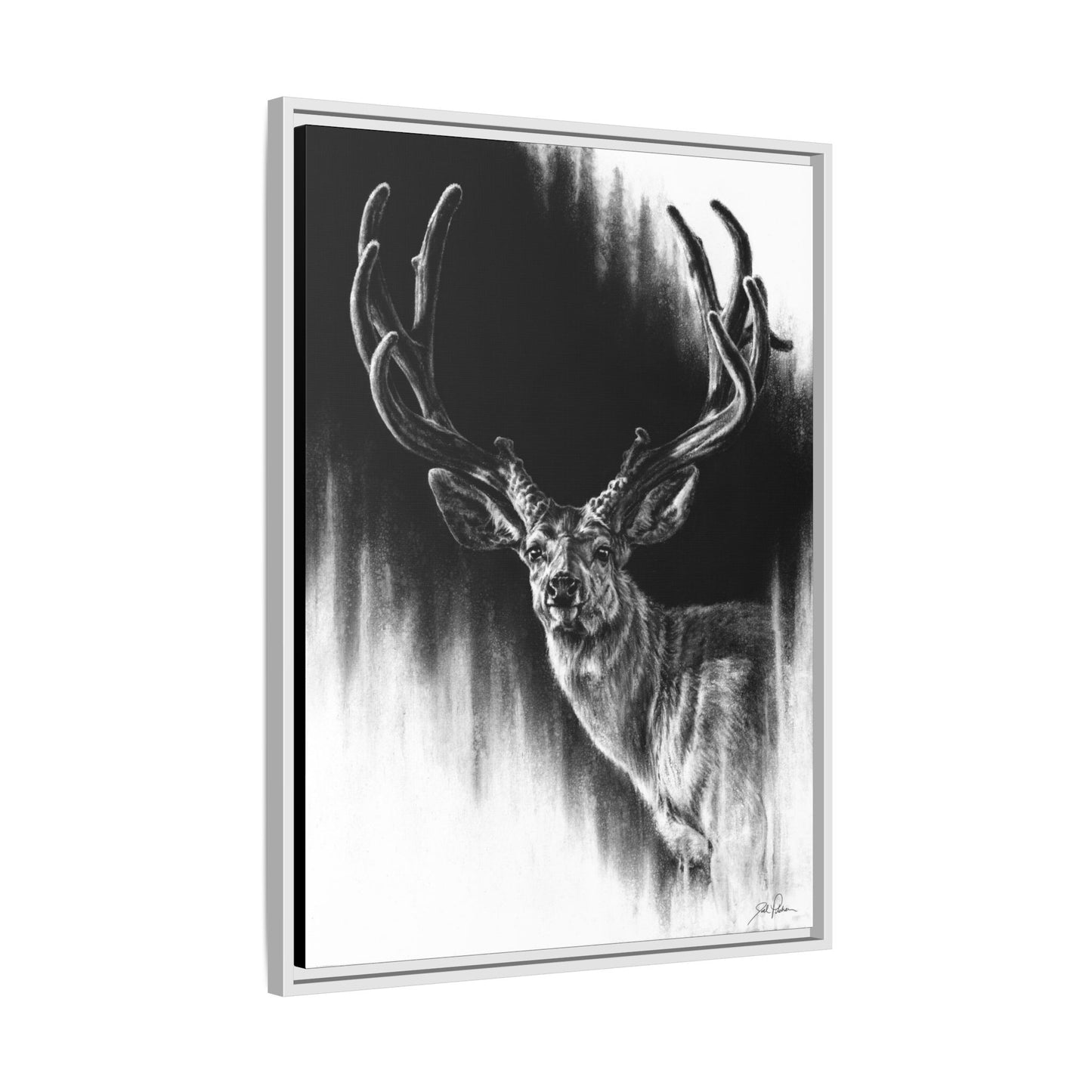 "Summer Swag" Framed Canvas