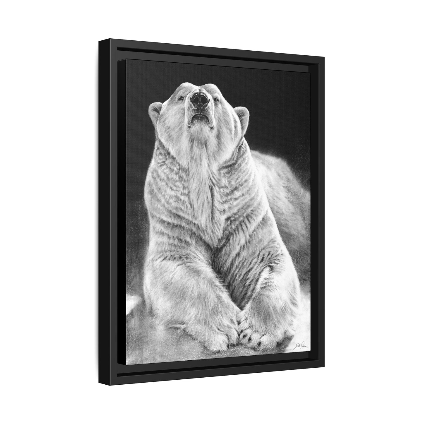 "Defiant" Framed Canvas