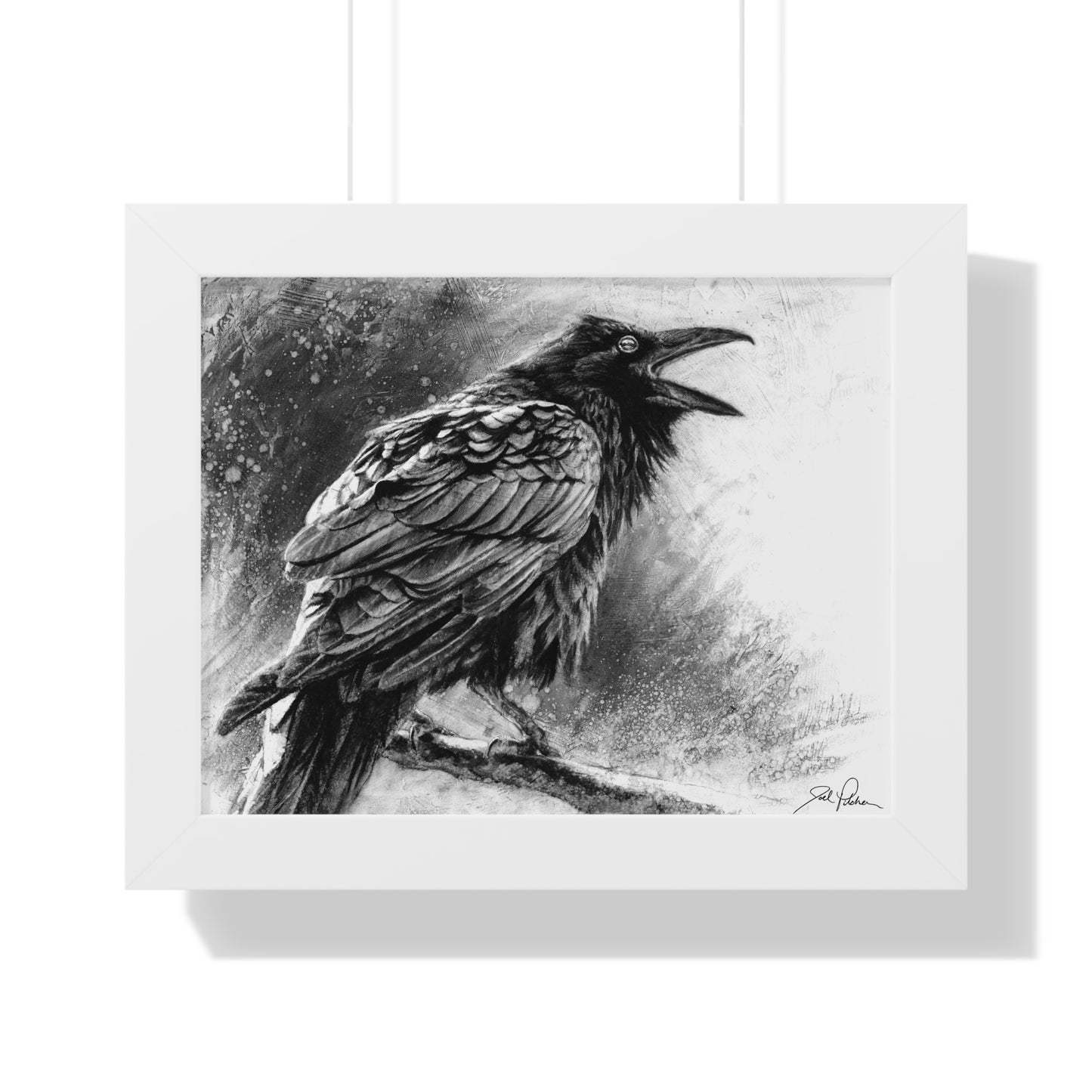 "Raven" Framed Paper Print