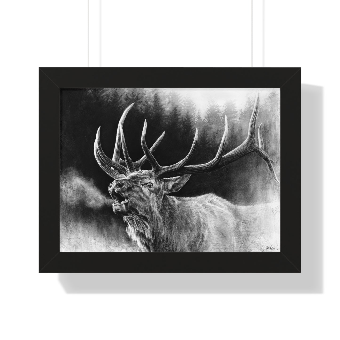 "Bugle Boy" Framed Paper Print