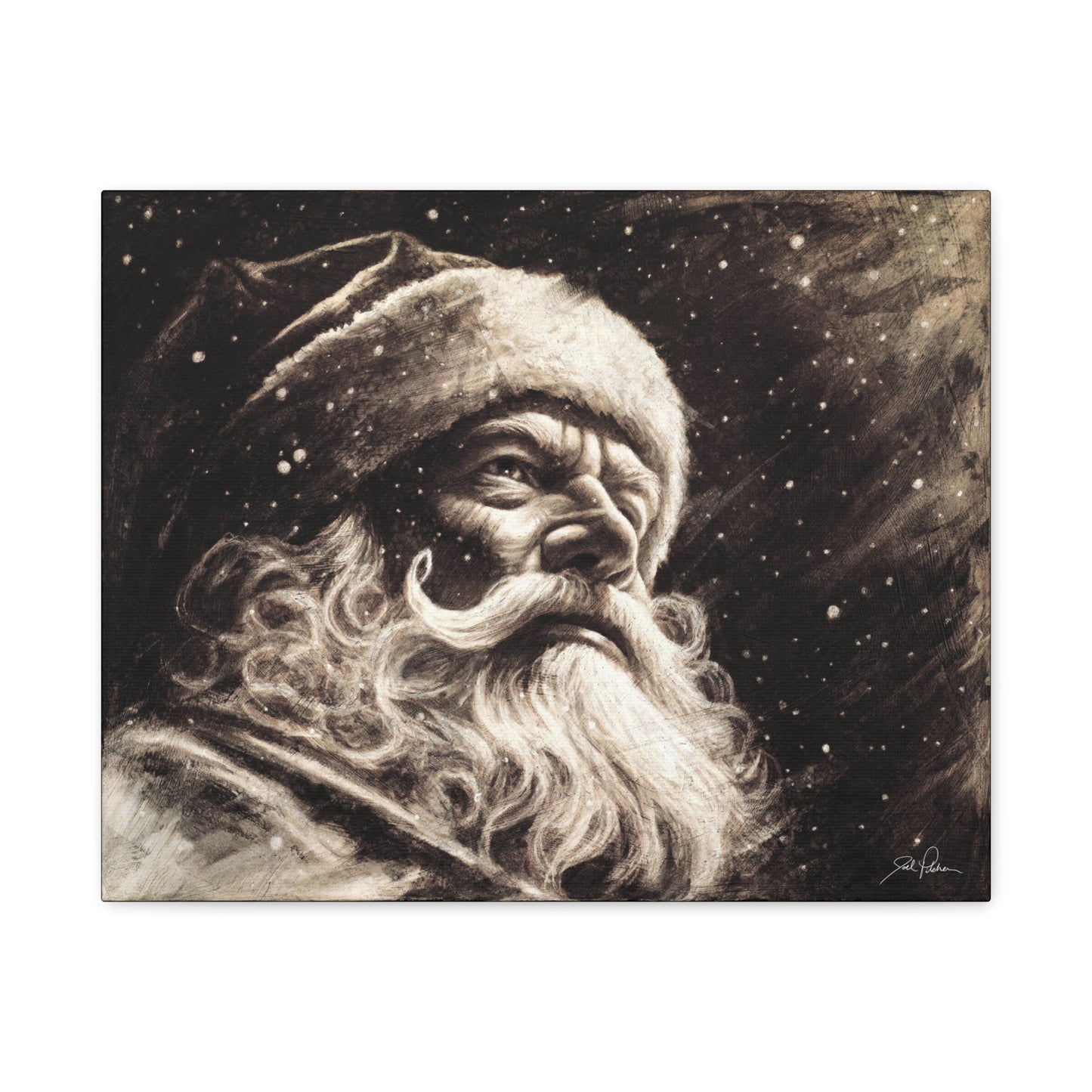 "Kris Kringle" Stretched Canvas