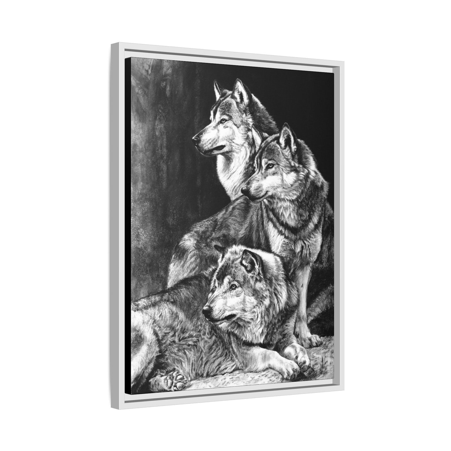 "Sentinels" Framed Canvas