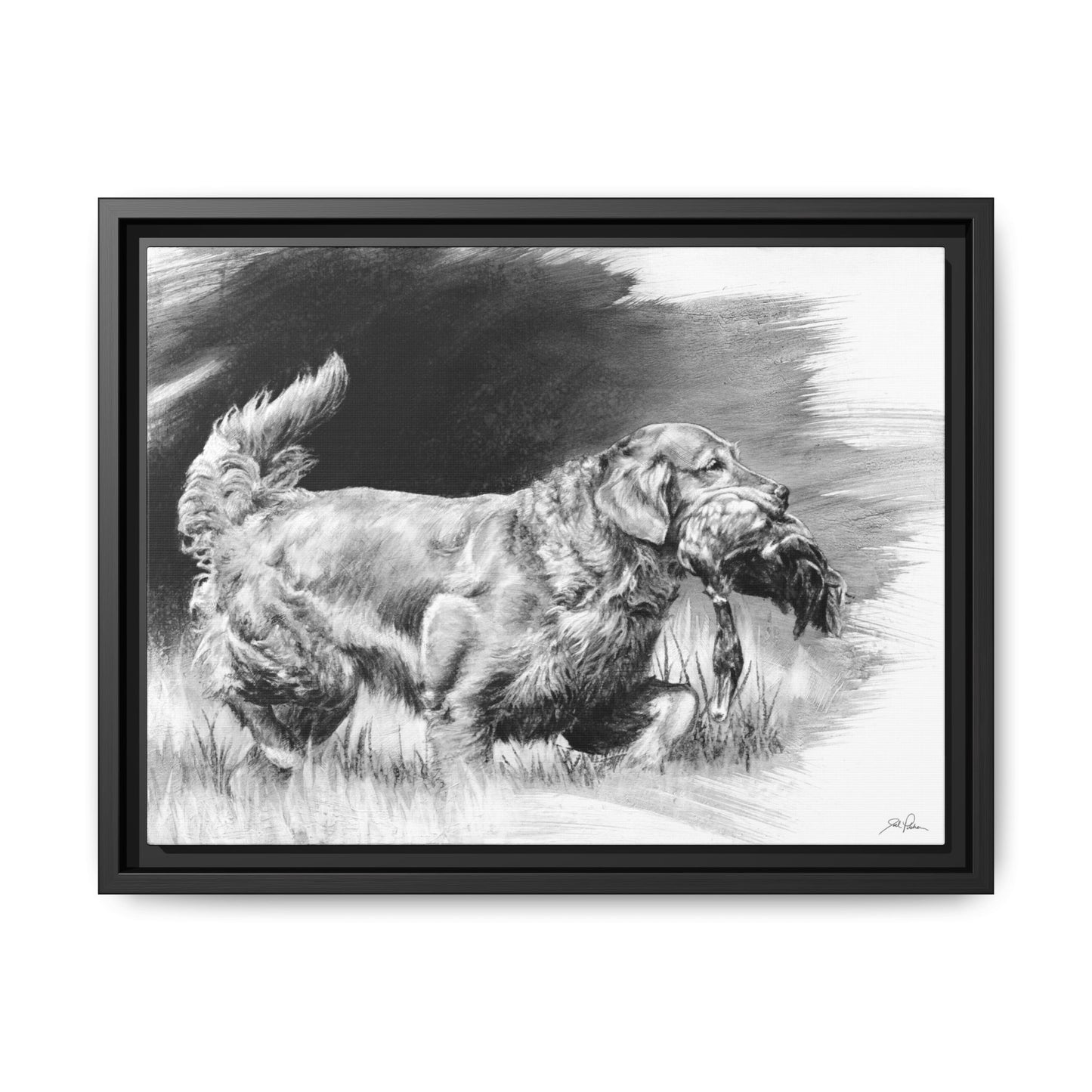 "Good Dog" Framed Canvas