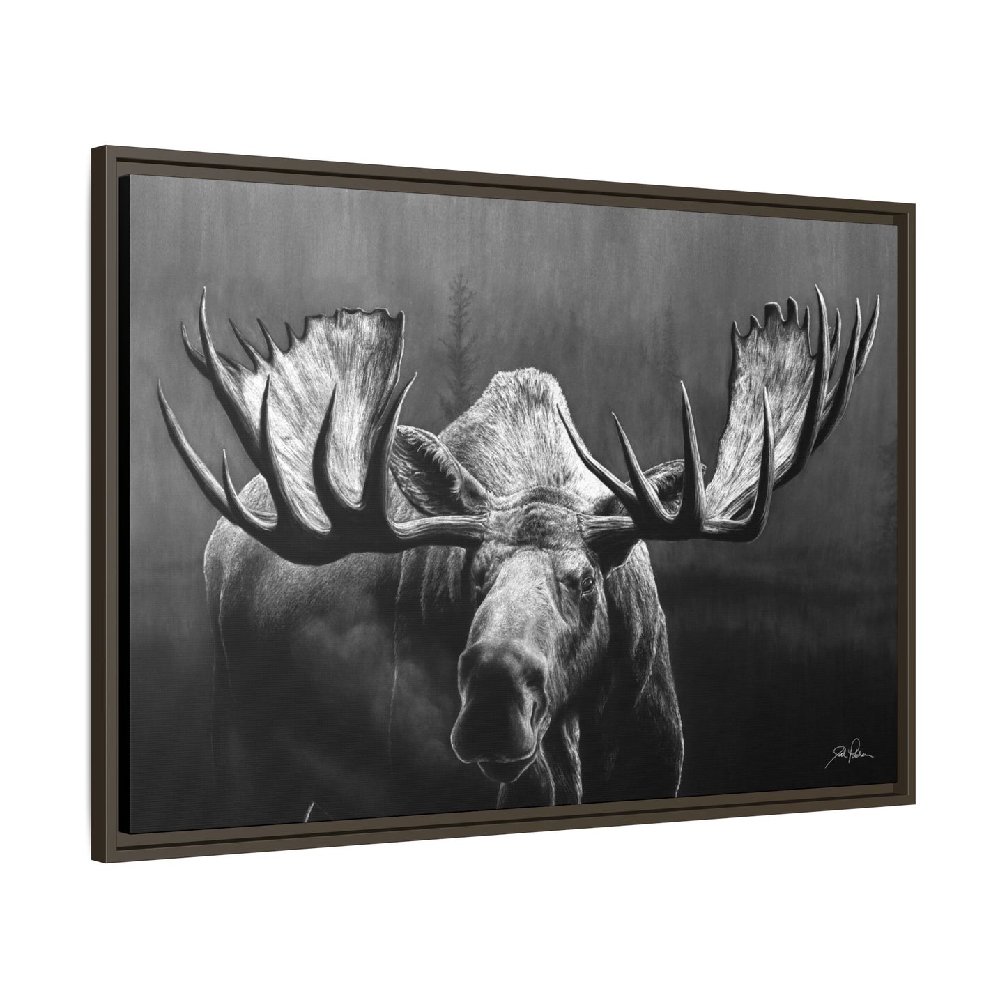 "Wide Load" Framed Canvas
