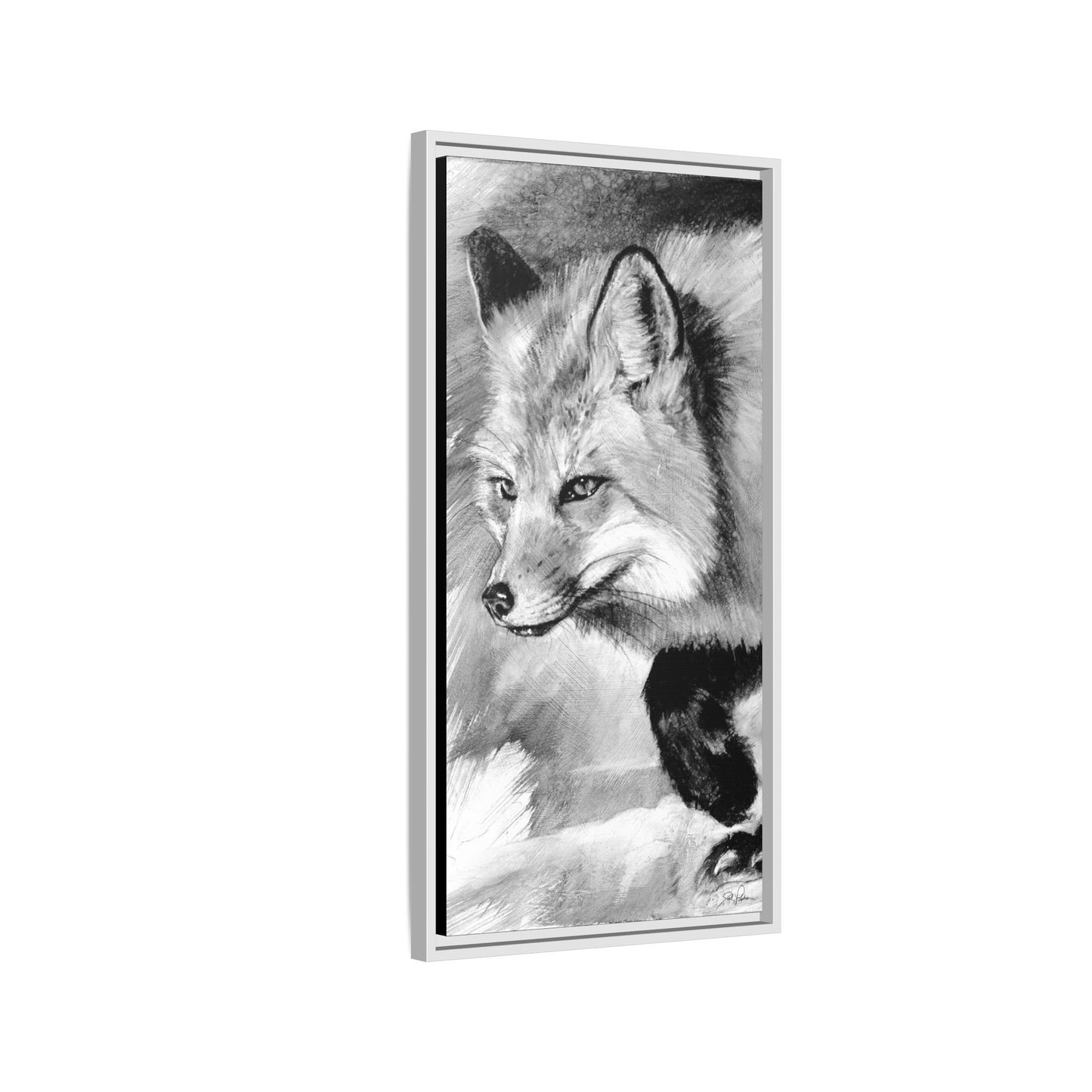 "Fox" Framed Canvas