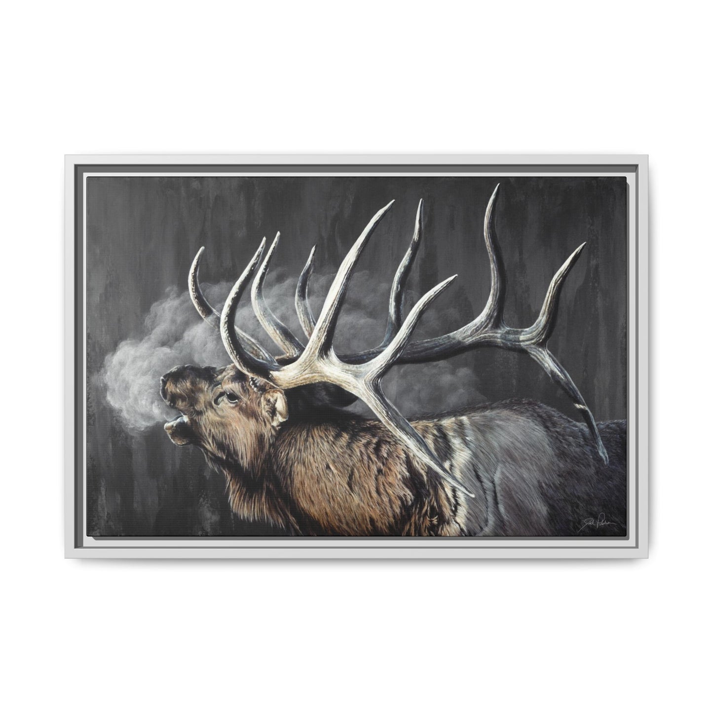 "Last Call" Framed Canvas