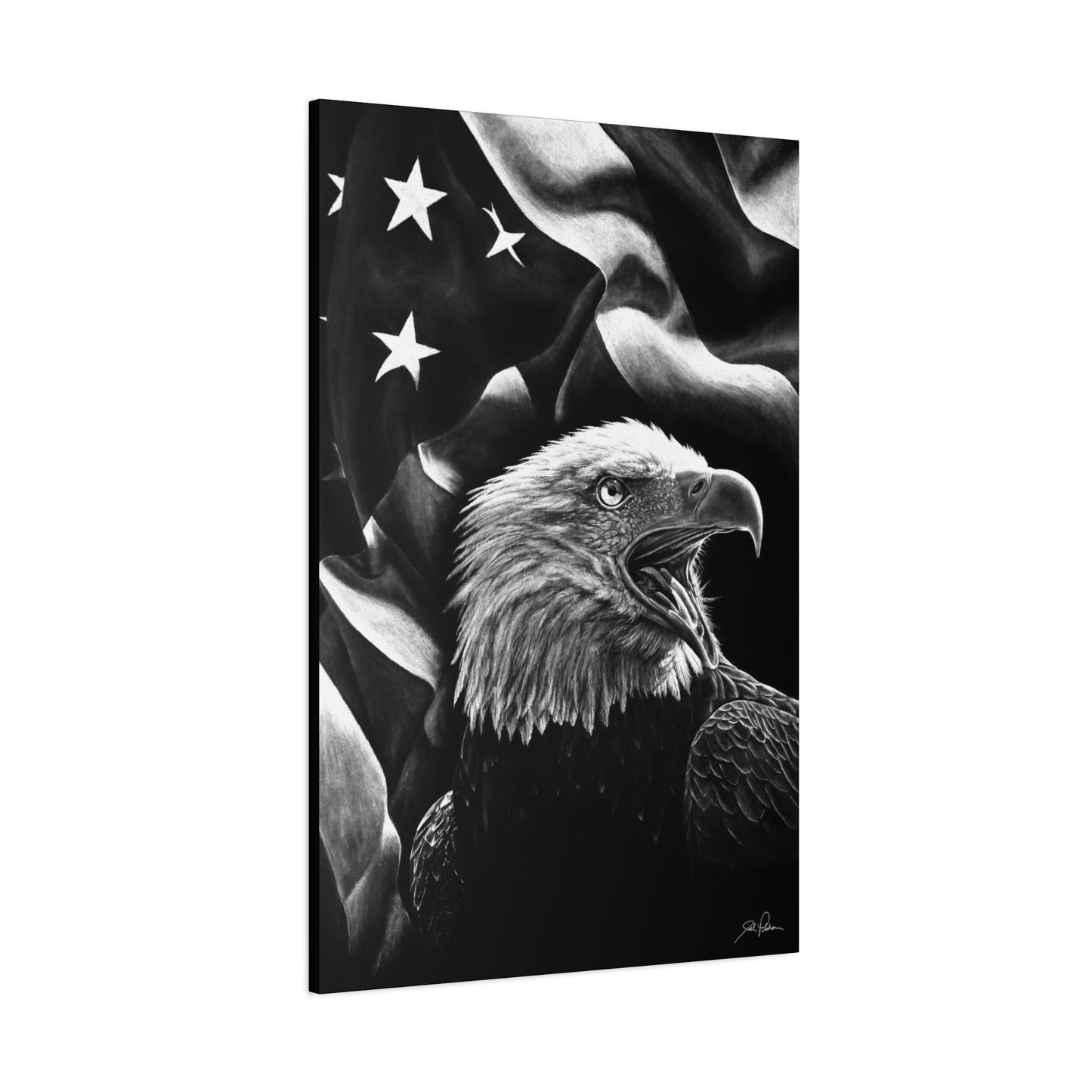 "American Eagle" Stretched Canvas