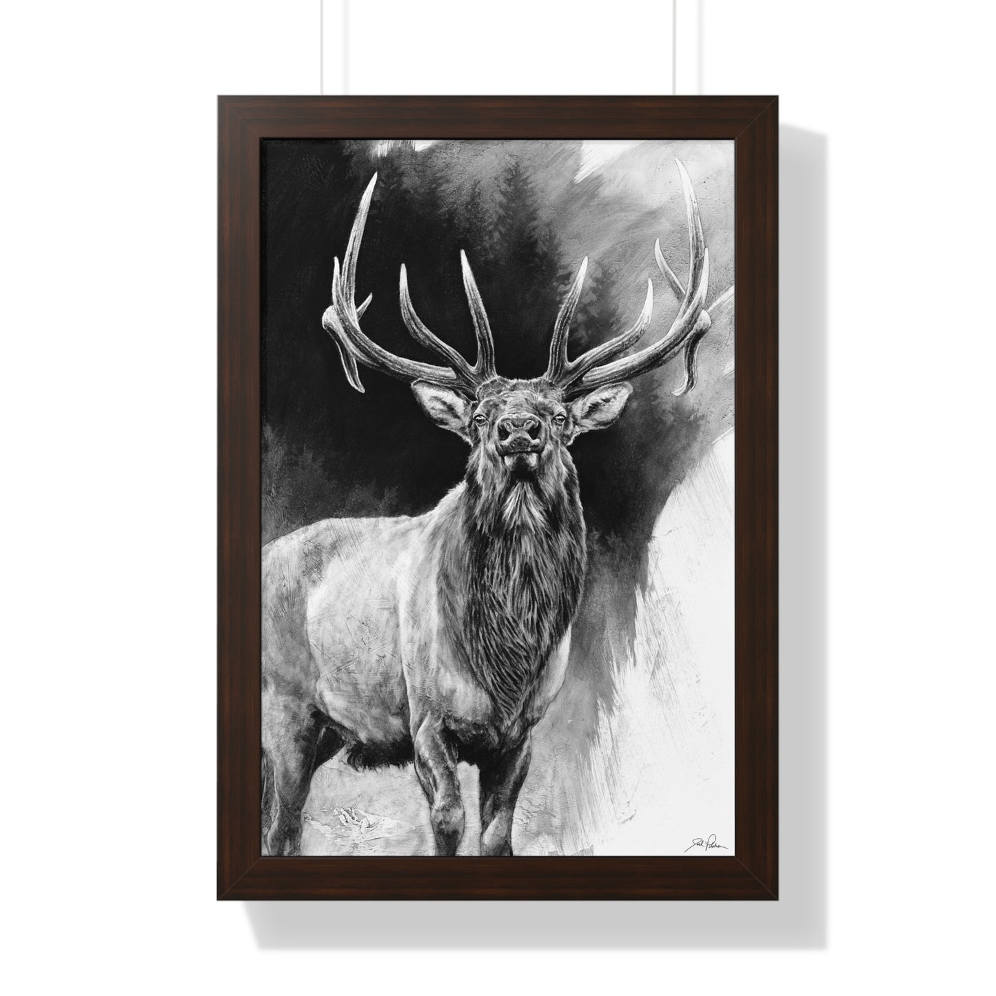 "Standing Tall" Framed Paper Print