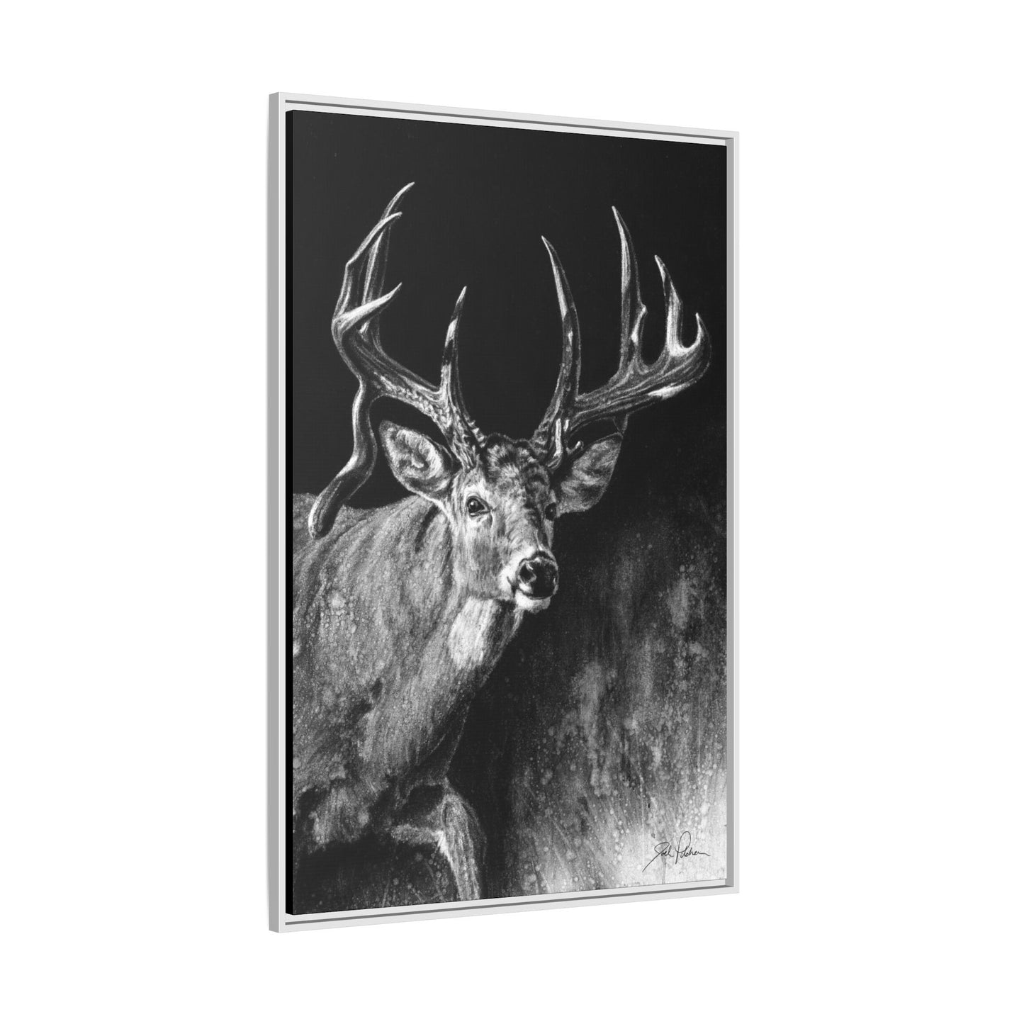 "Jaw Dropper" Framed Canvas