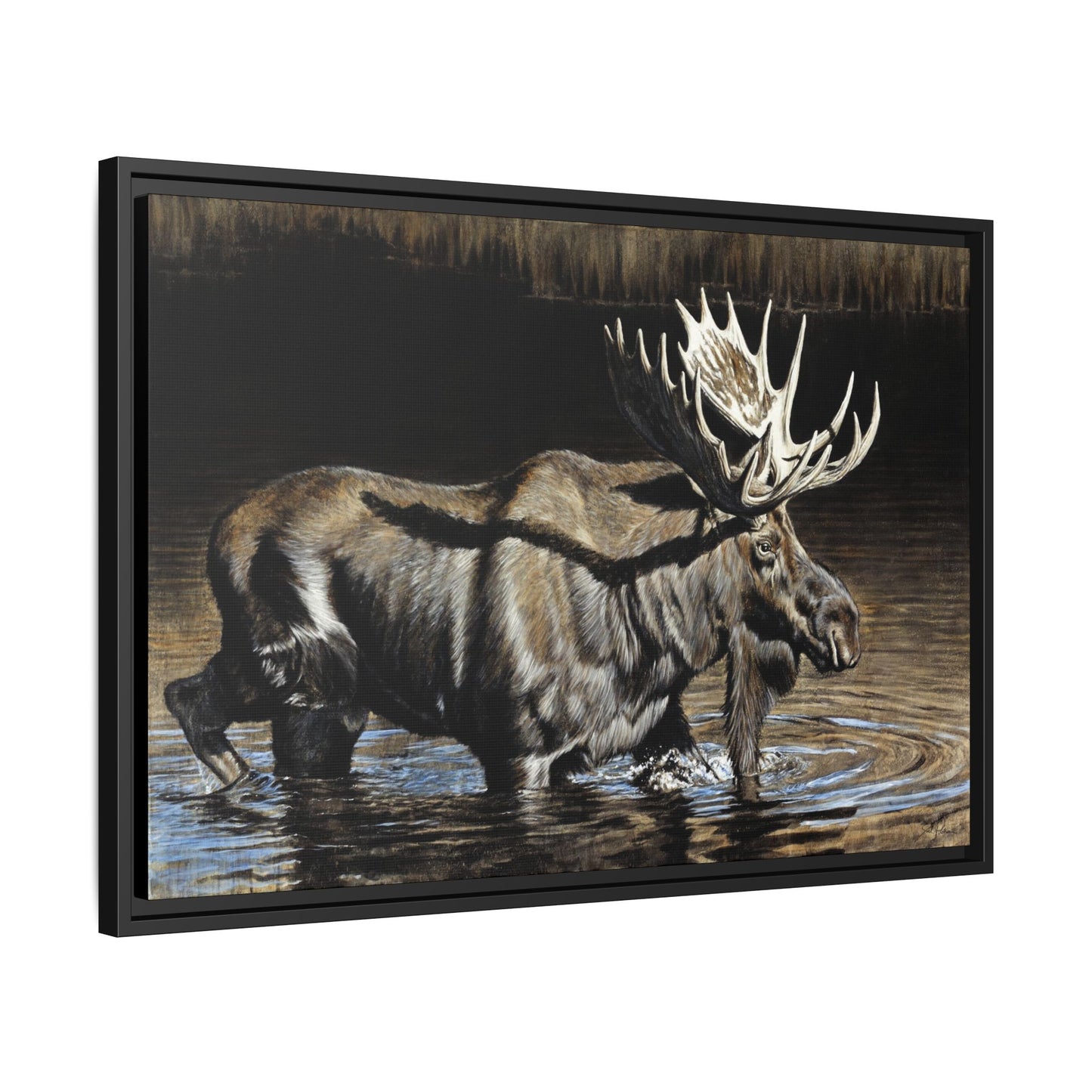 "Big Dipper" Framed Canvas