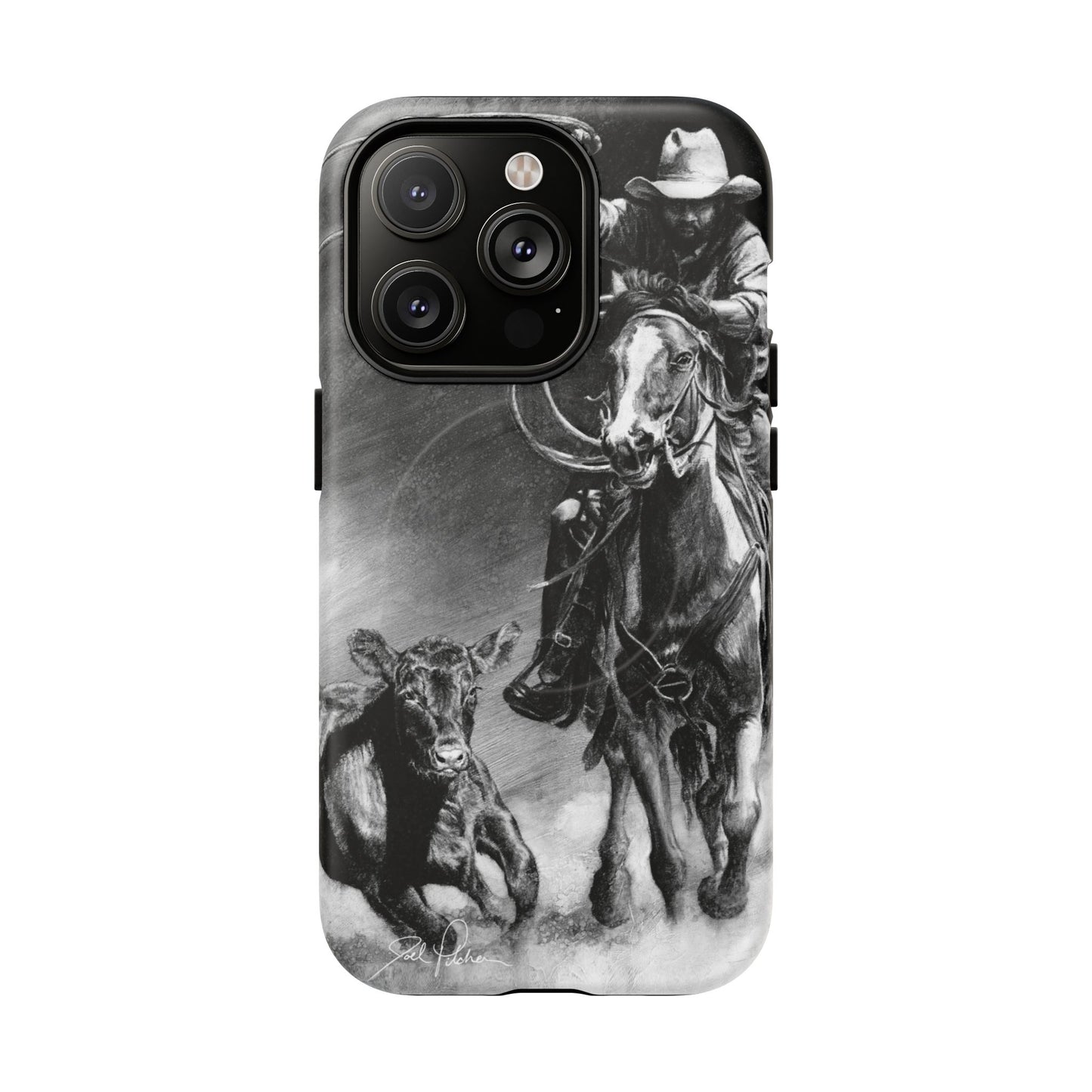 "Calf Roping" Magnetic Tough Case