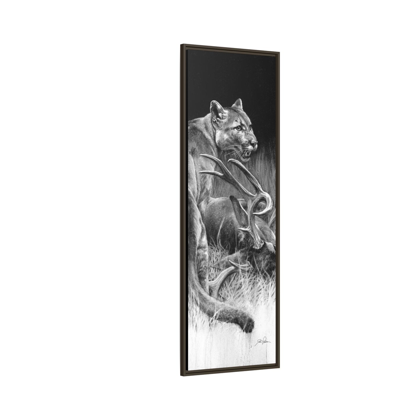 "Food Chain" Framed Canvas