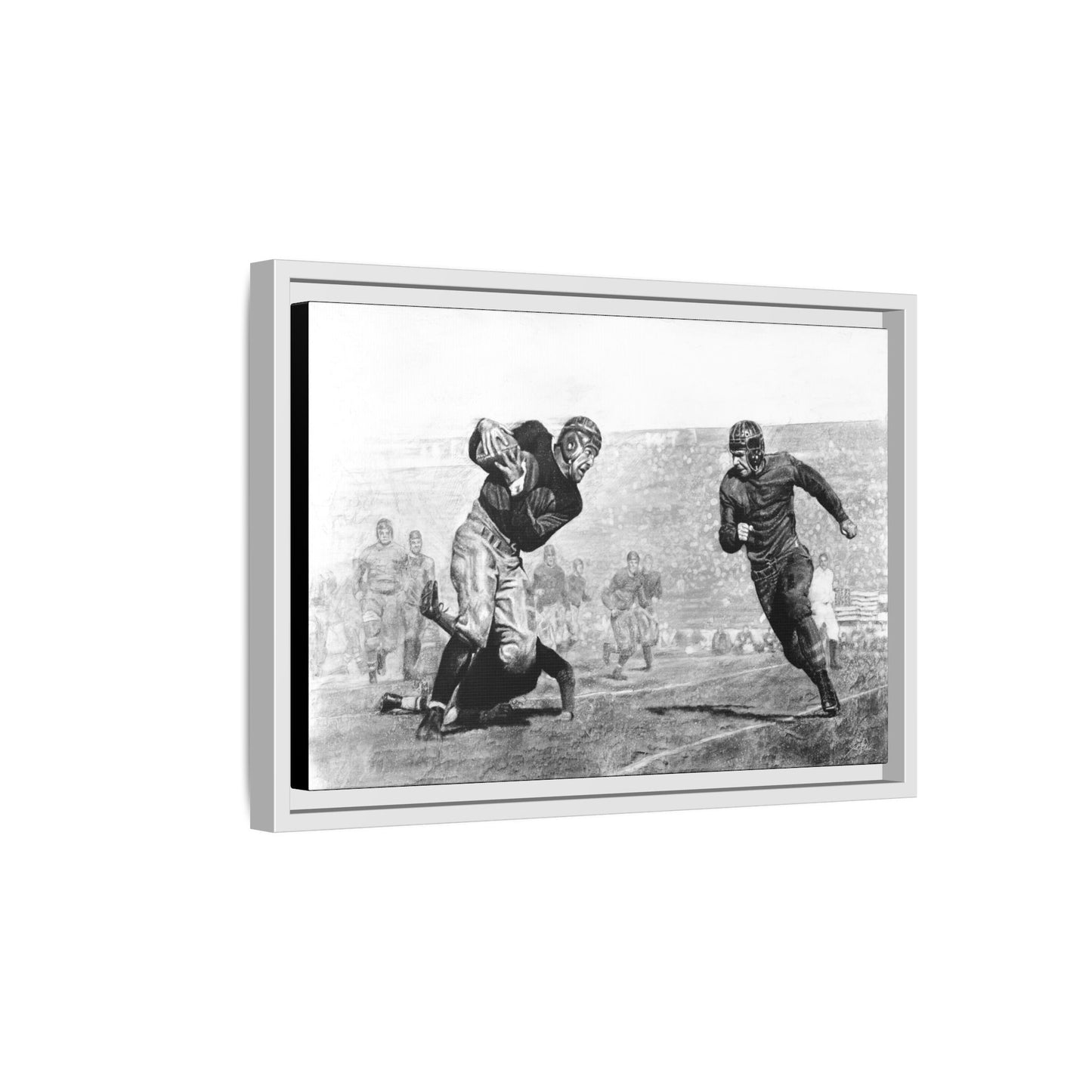 "Leatherheads" Framed Canvas