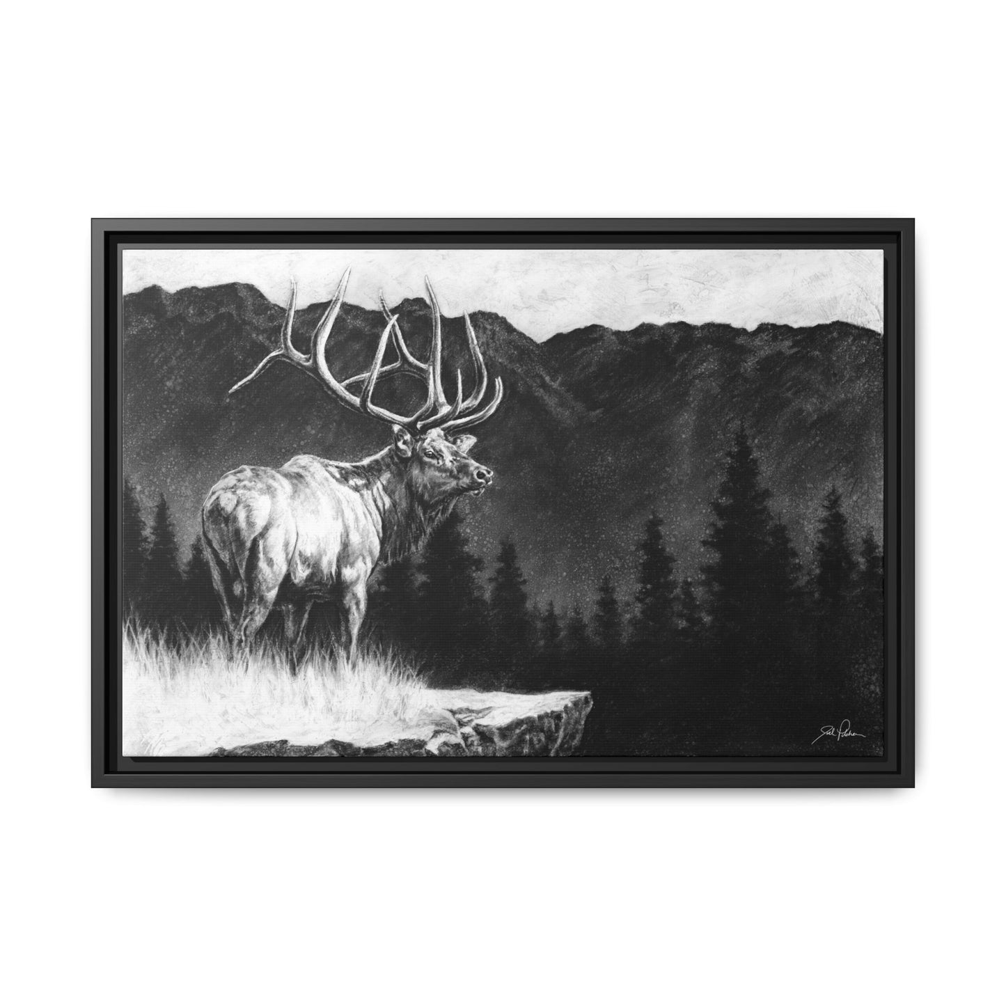 "Relentless" Framed Canvas