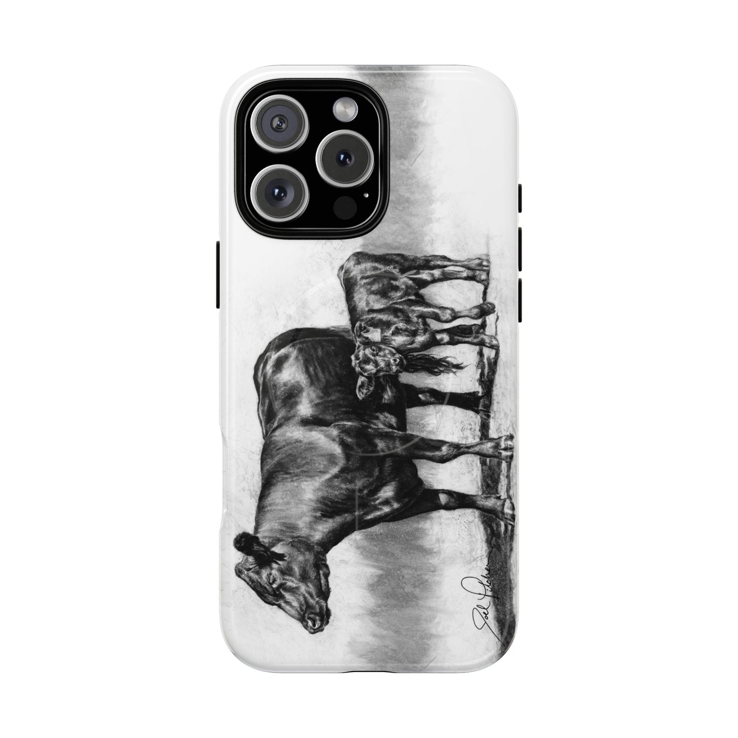 "Mama Cow & Calf" Magnetic Tough Case