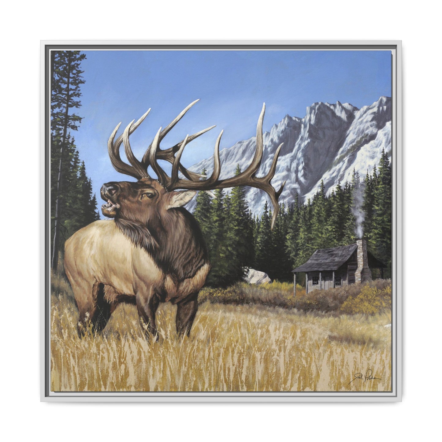 "Sanctuary" Framed Canvas
