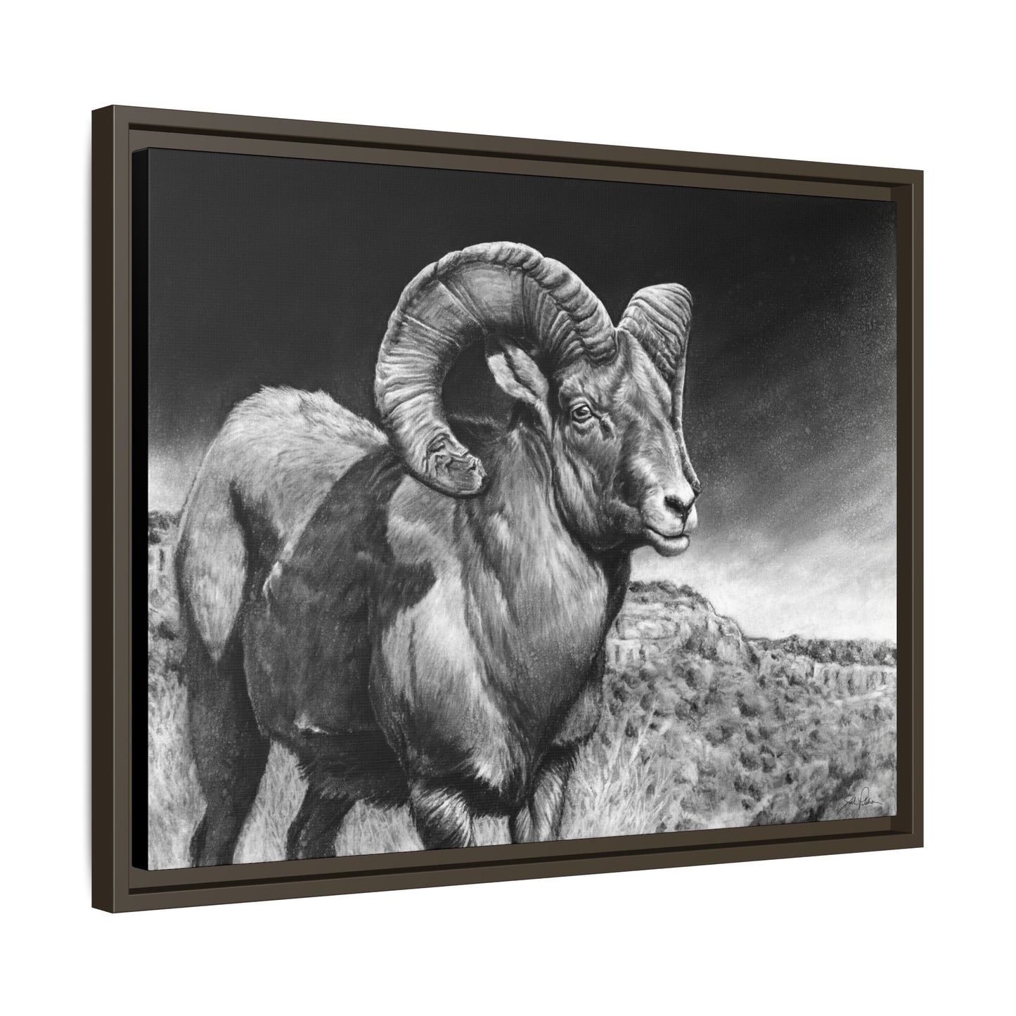"High Class" Framed Canvas