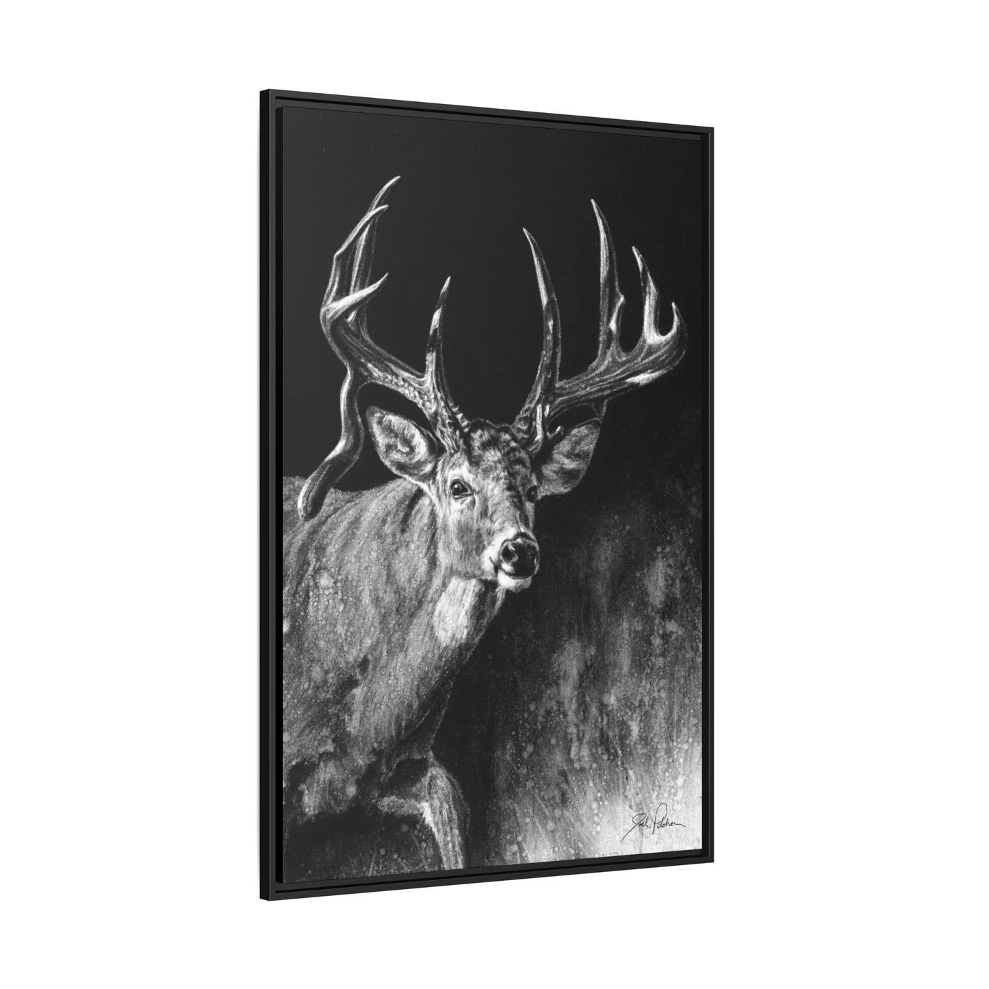 "Jaw Dropper" Framed Canvas