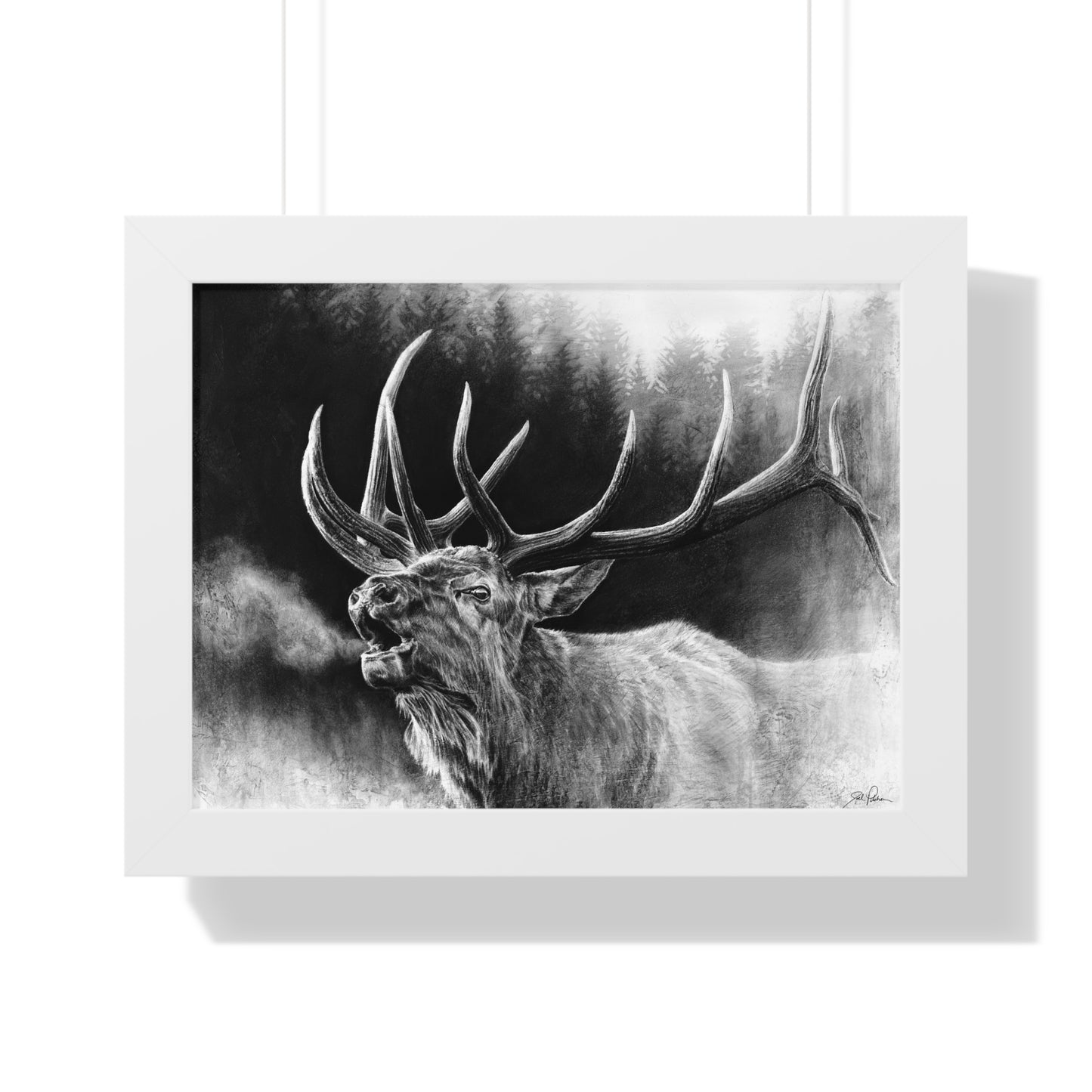 "Bugle Boy" Framed Paper Print