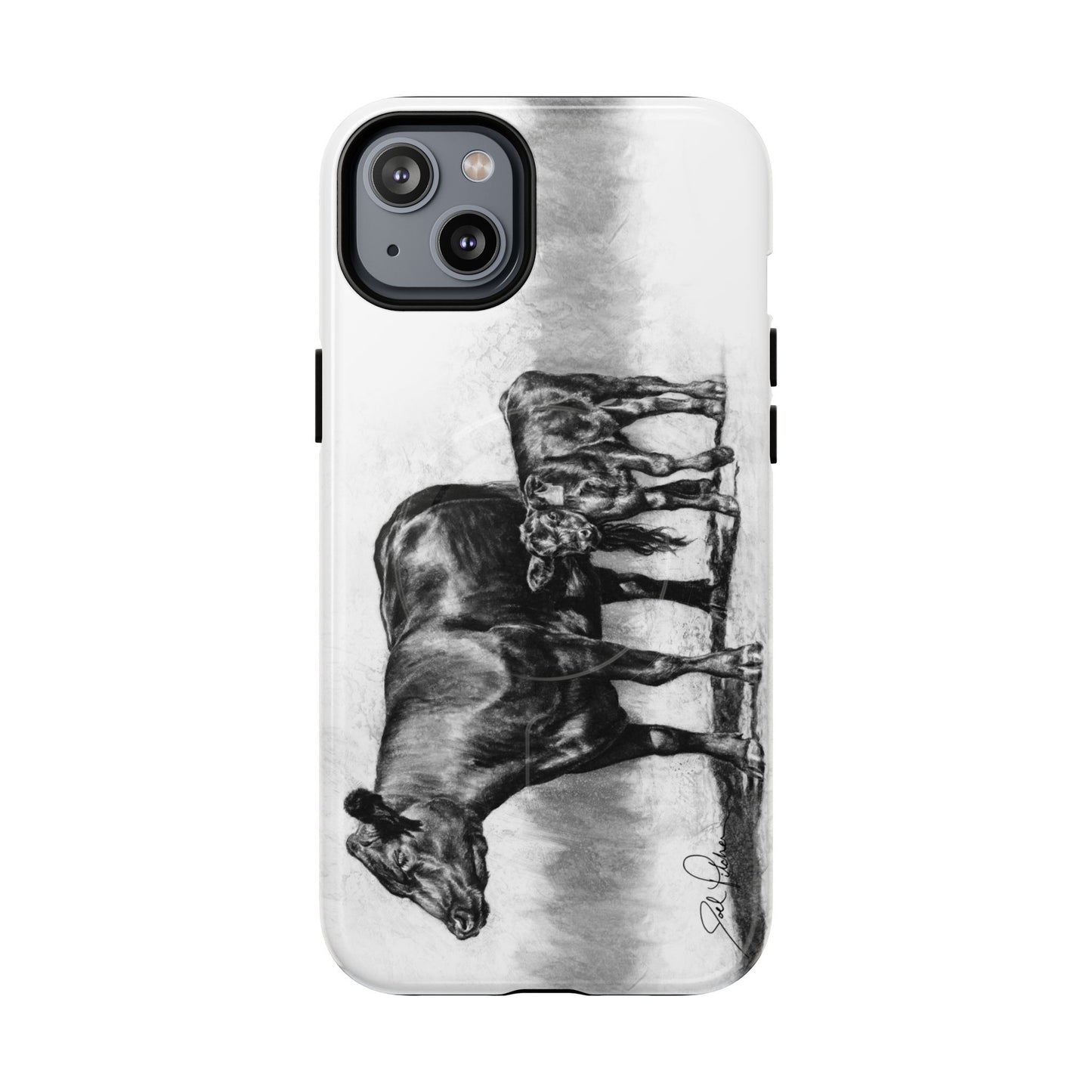 "Mama Cow & Calf" Magnetic Tough Case