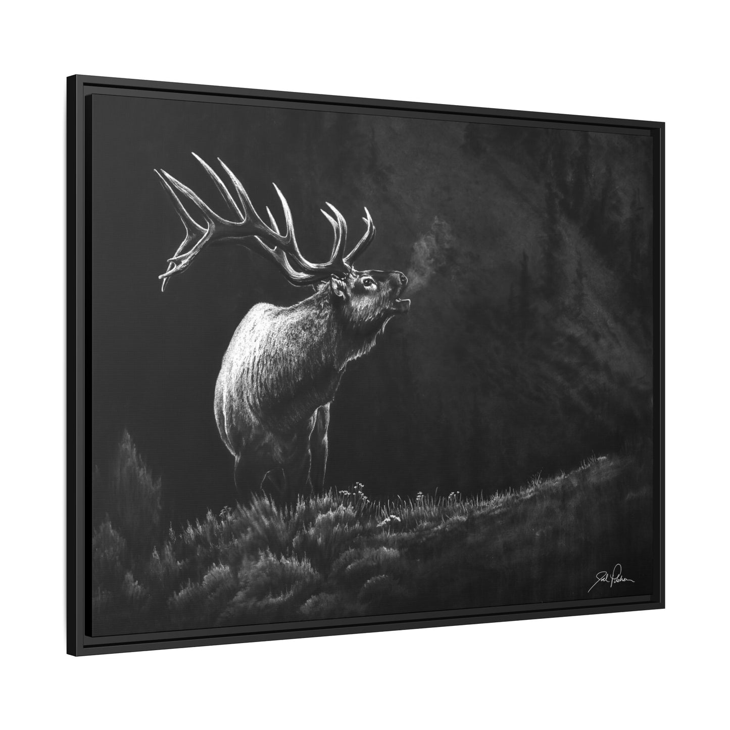 "Mountain Monarch" Framed Canvas