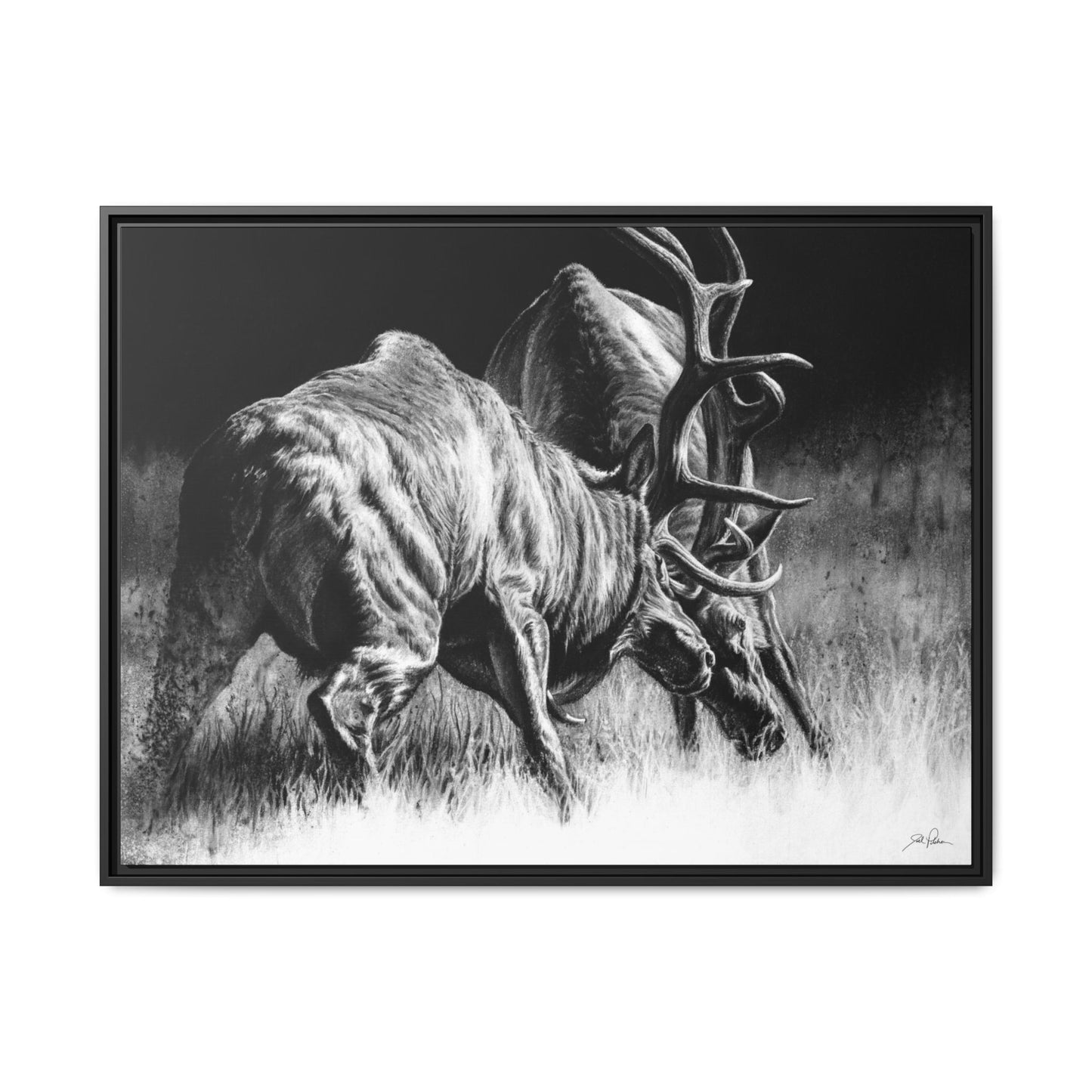"Winner Takes All" Framed Canvas