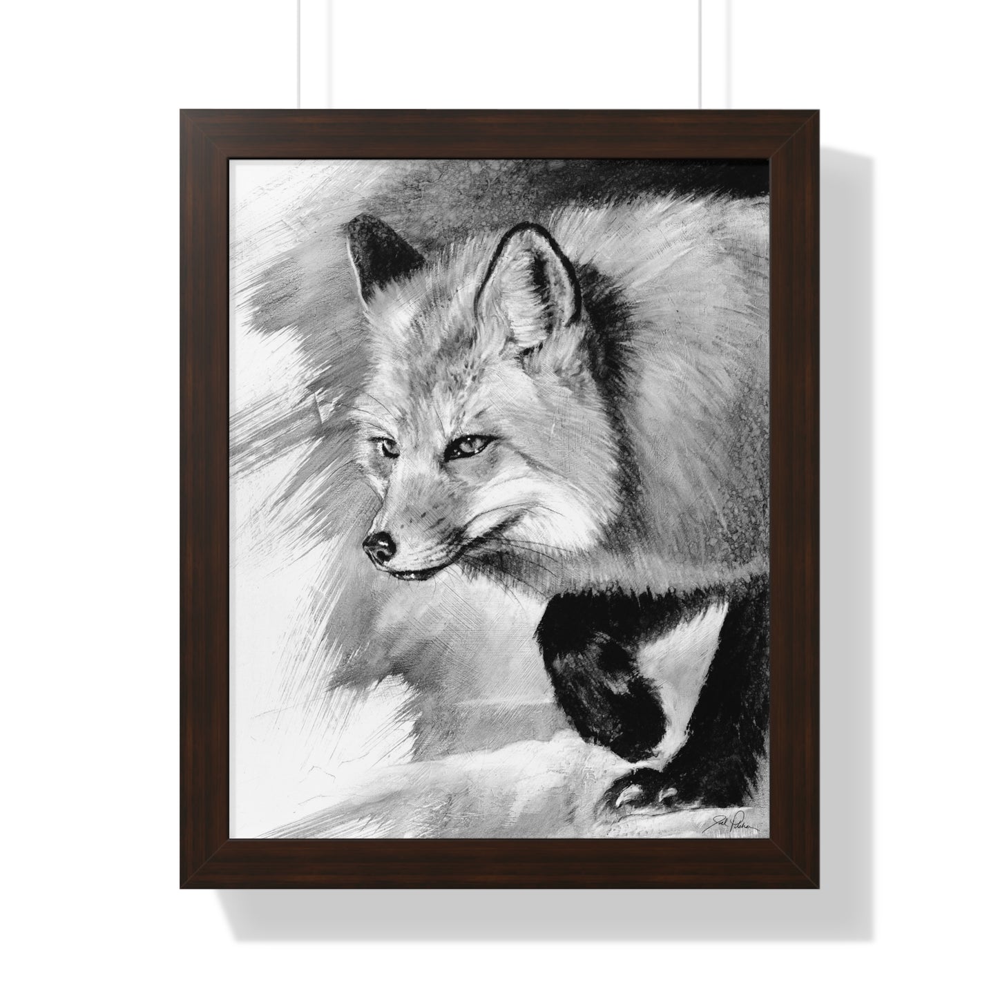 "Fox" Framed Paper Print