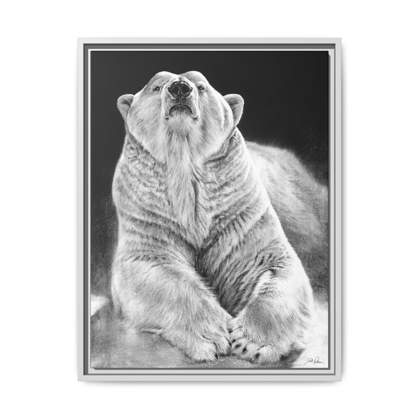 "Defiant" Framed Canvas