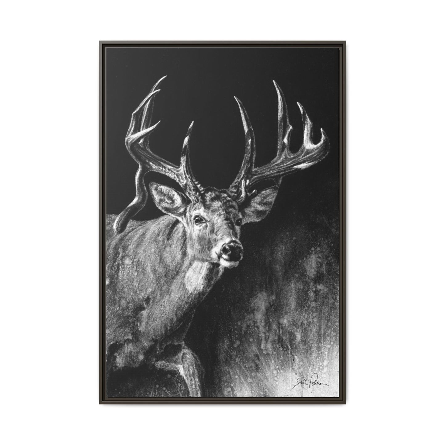 "Jaw Dropper" Framed Canvas