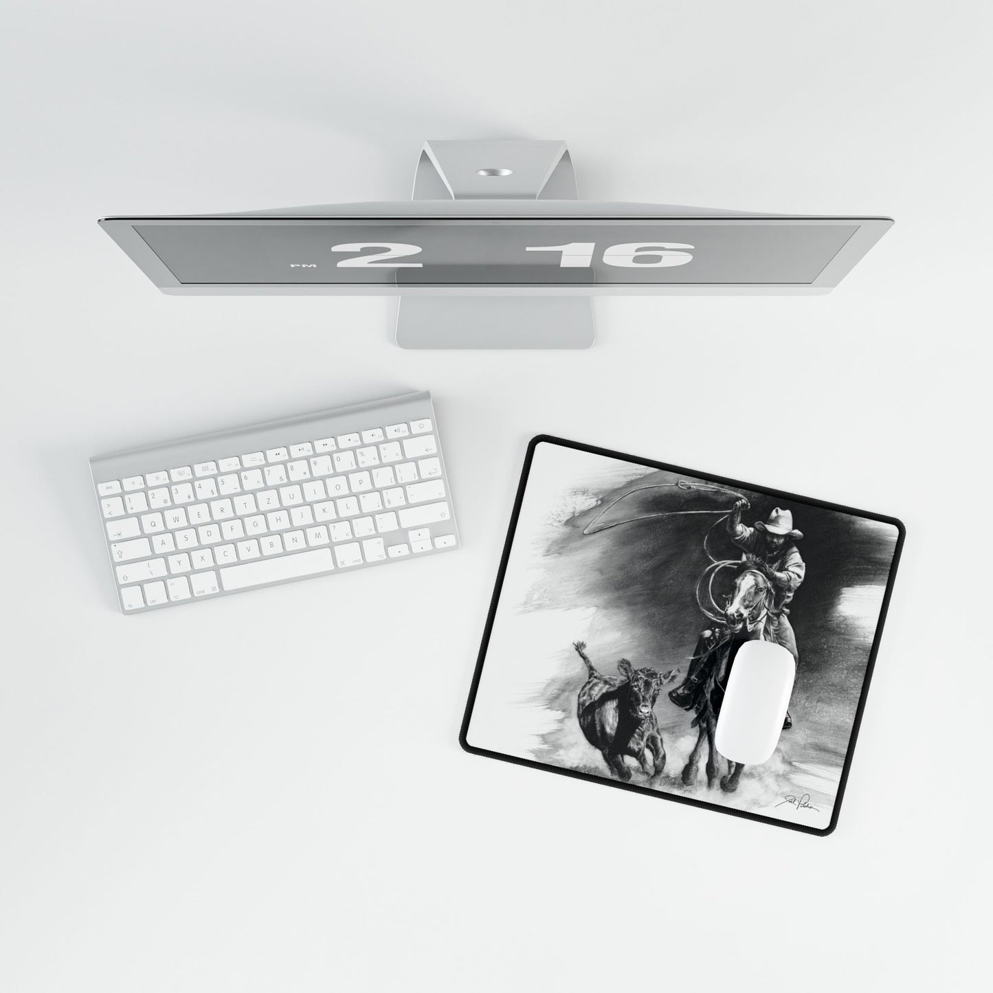 "Calf Roping" Mouse Pad