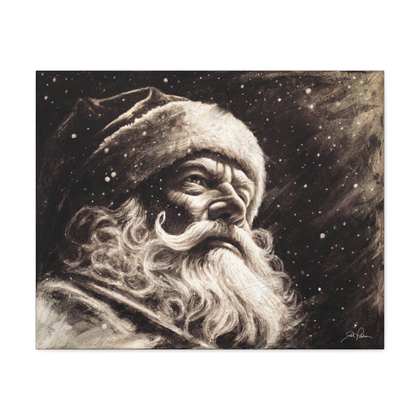 "Kris Kringle" Stretched Canvas