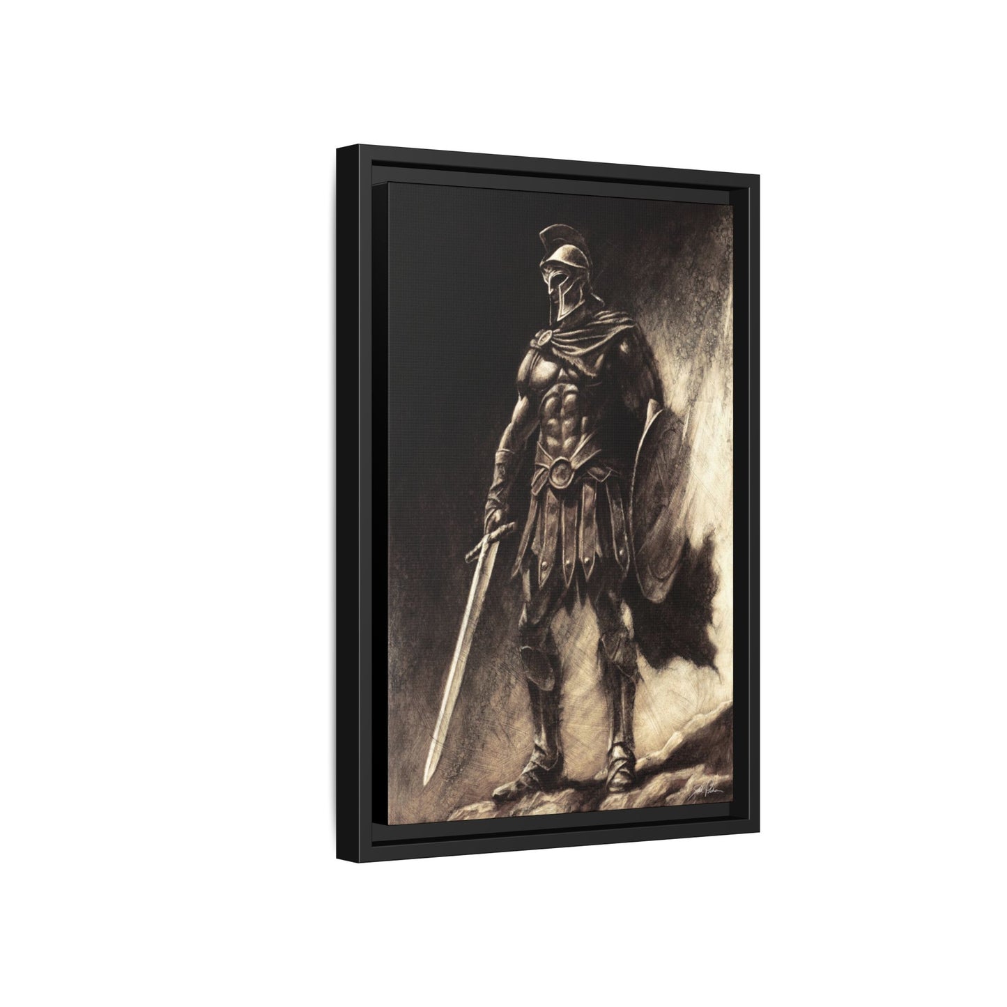 "Armor of God" Framed Canvas
