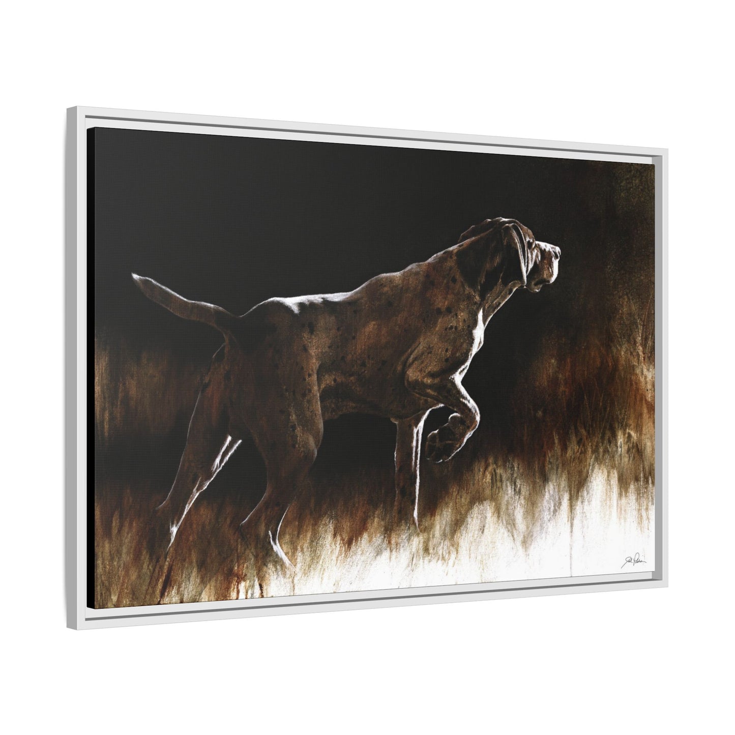 "On Point" Framed Canvas