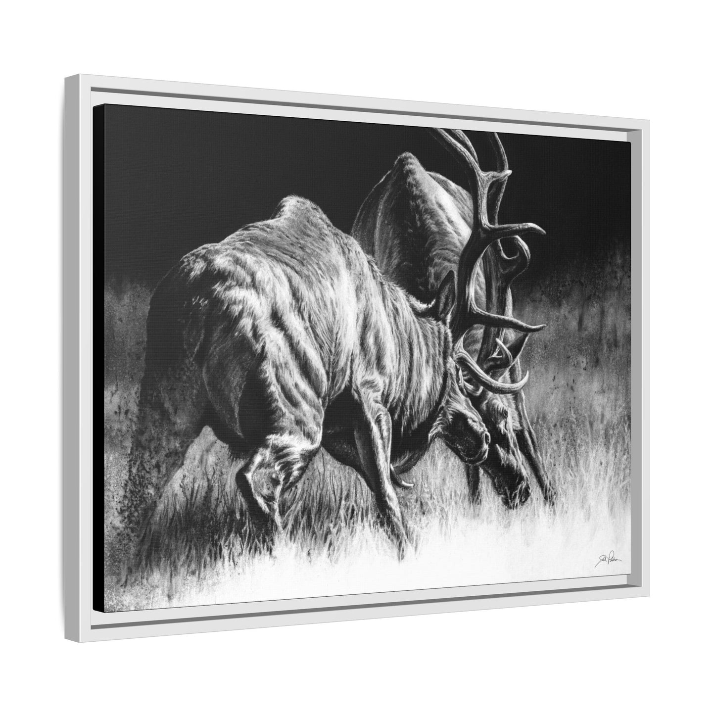 "Winner Takes All" Framed Canvas