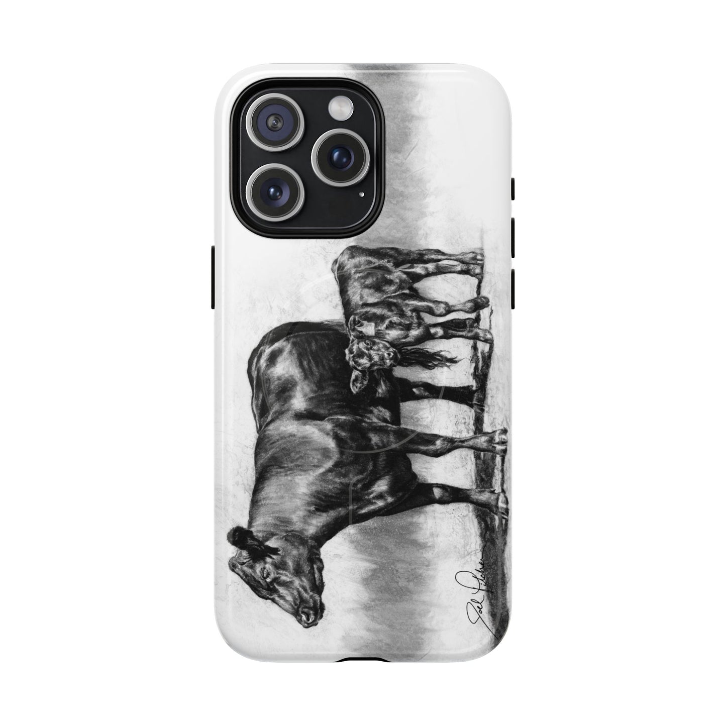 "Mama Cow & Calf" Magnetic Tough Case