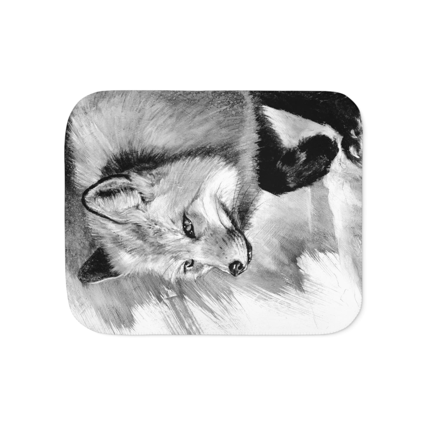 "Fox" Sherpa Blanket.