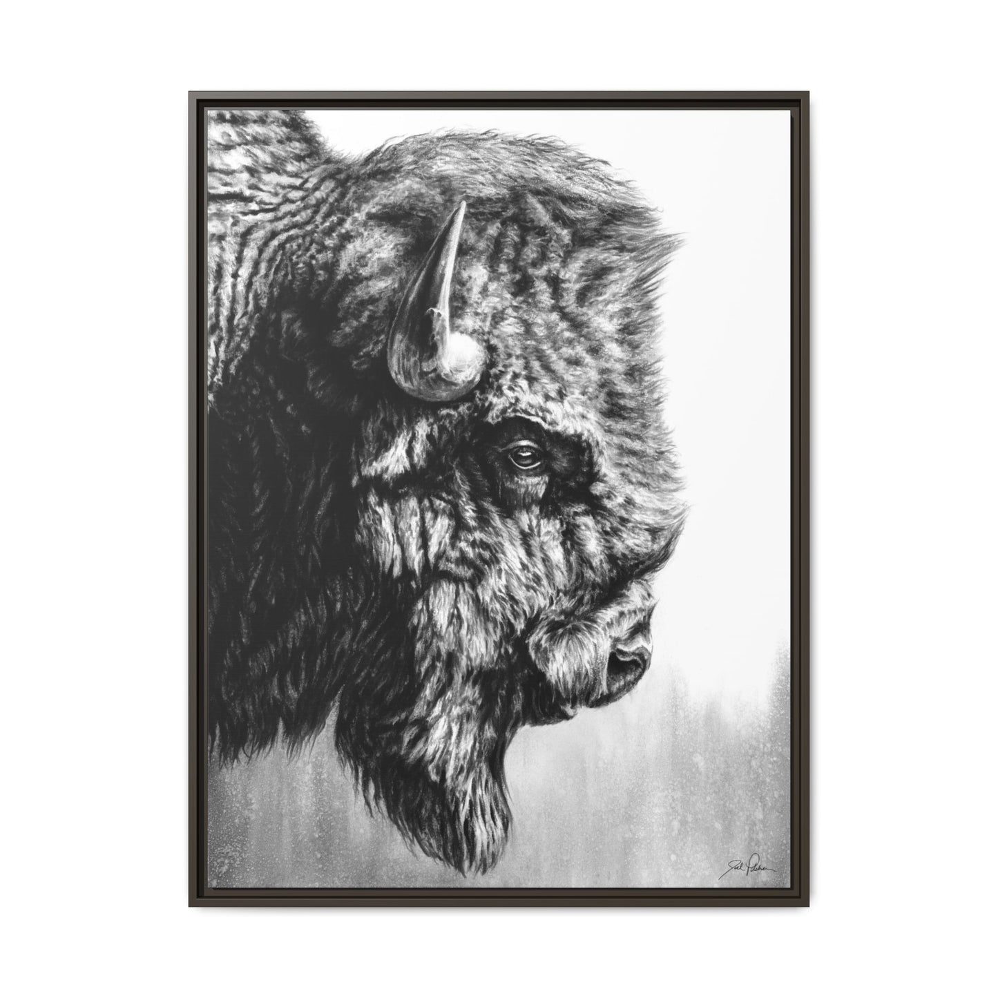 "Headstrong" Framed Canvas
