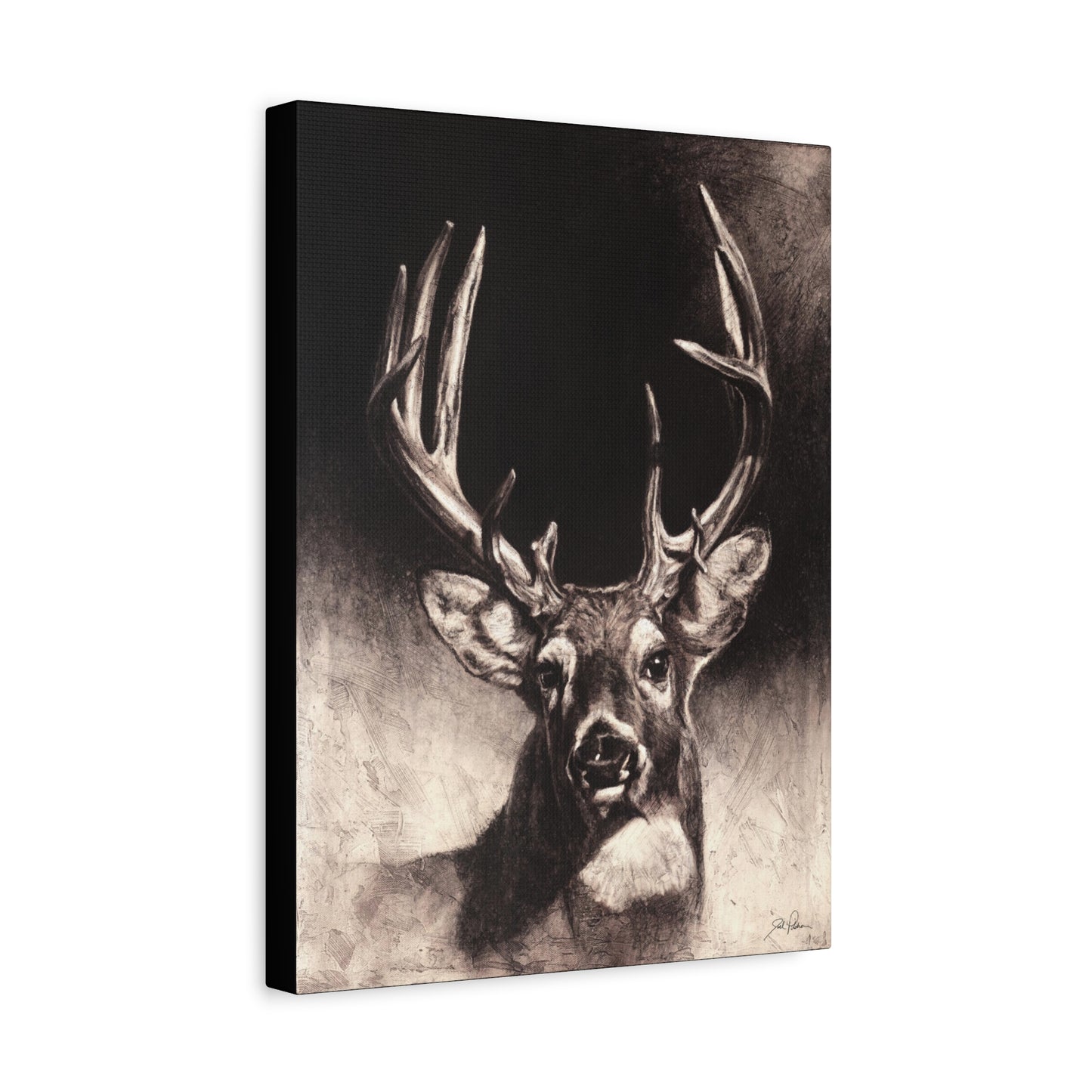"Nice Buck" Stretched Canvas