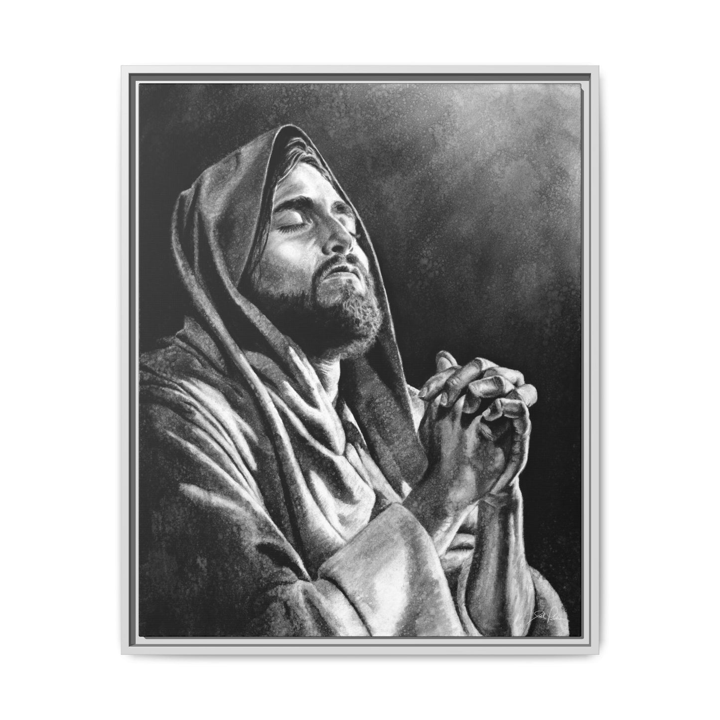 "Thy Will Be Done" Framed Canvas