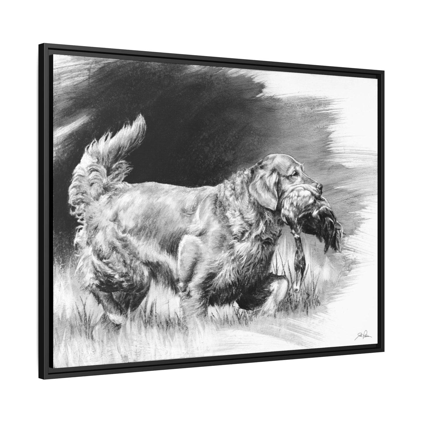 "Good Dog" Framed Canvas